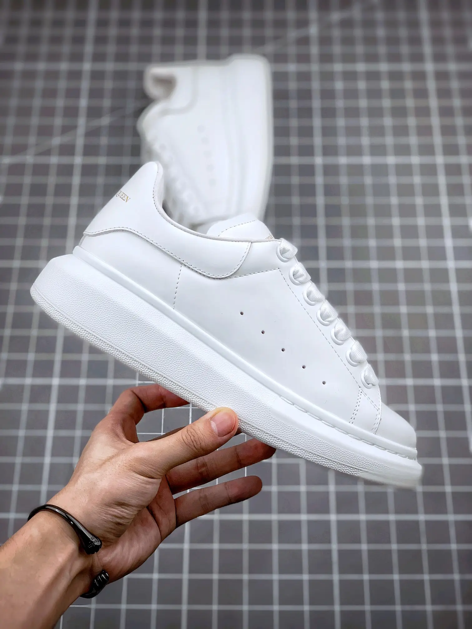 YASSW | Alexander McQueen Women's White Oversized Sneaker Replica