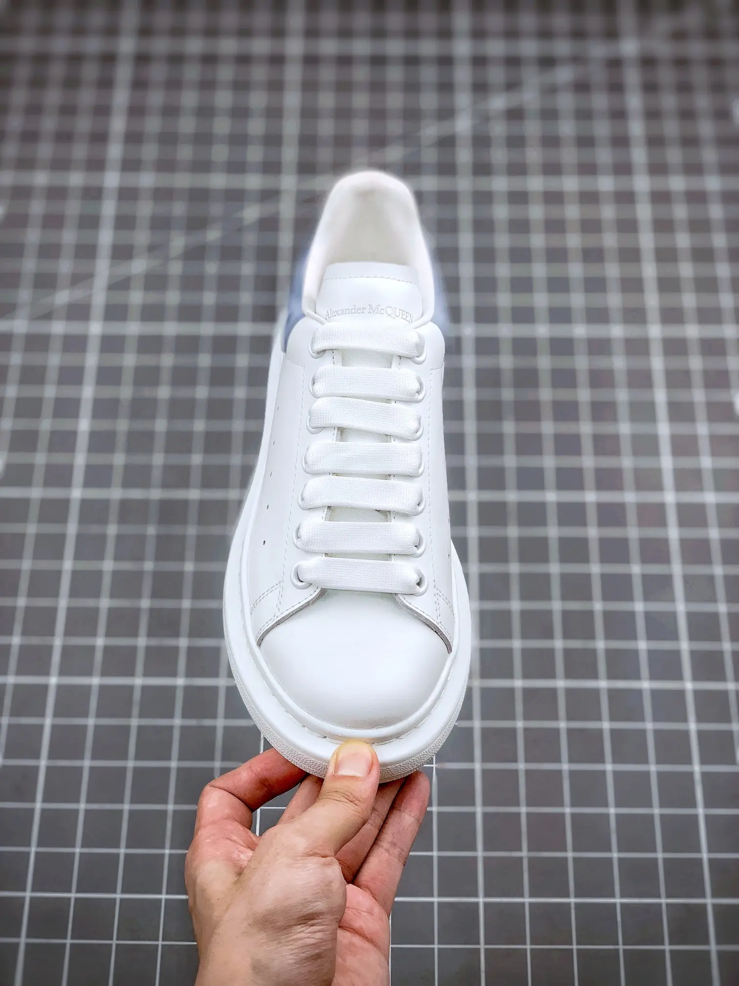 YASSW | Alexander McQueen Women's White Oversized Sneaker Replica - Fashion Must-Have