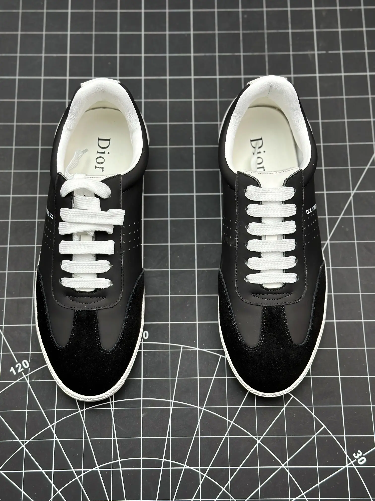 YASSW | Dior B01 Suede Leather 'Black' Replica Sneakers Review