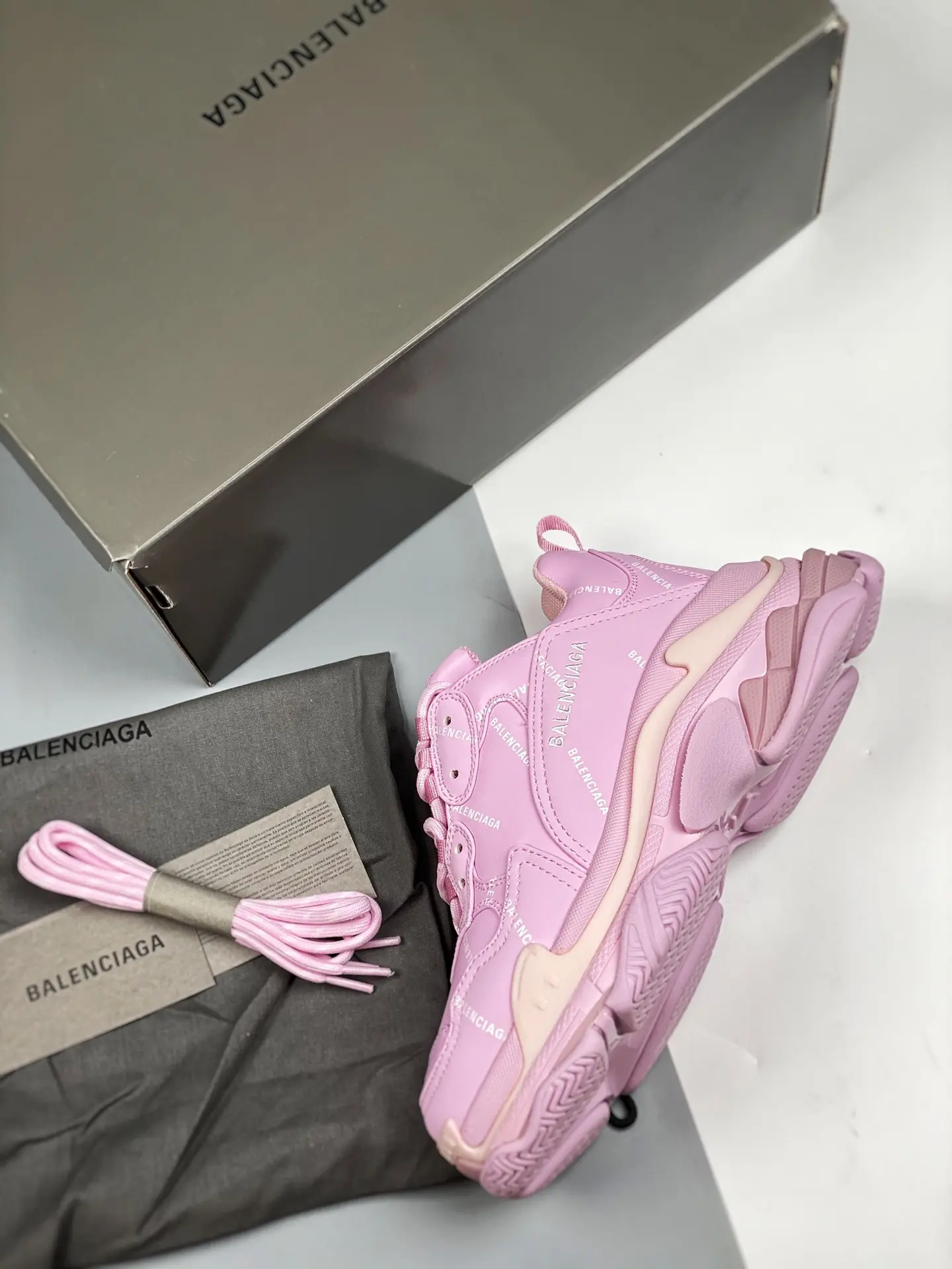 YASSW | Balenciaga Triple S Pink Women’s Sneakers Review (Replica)