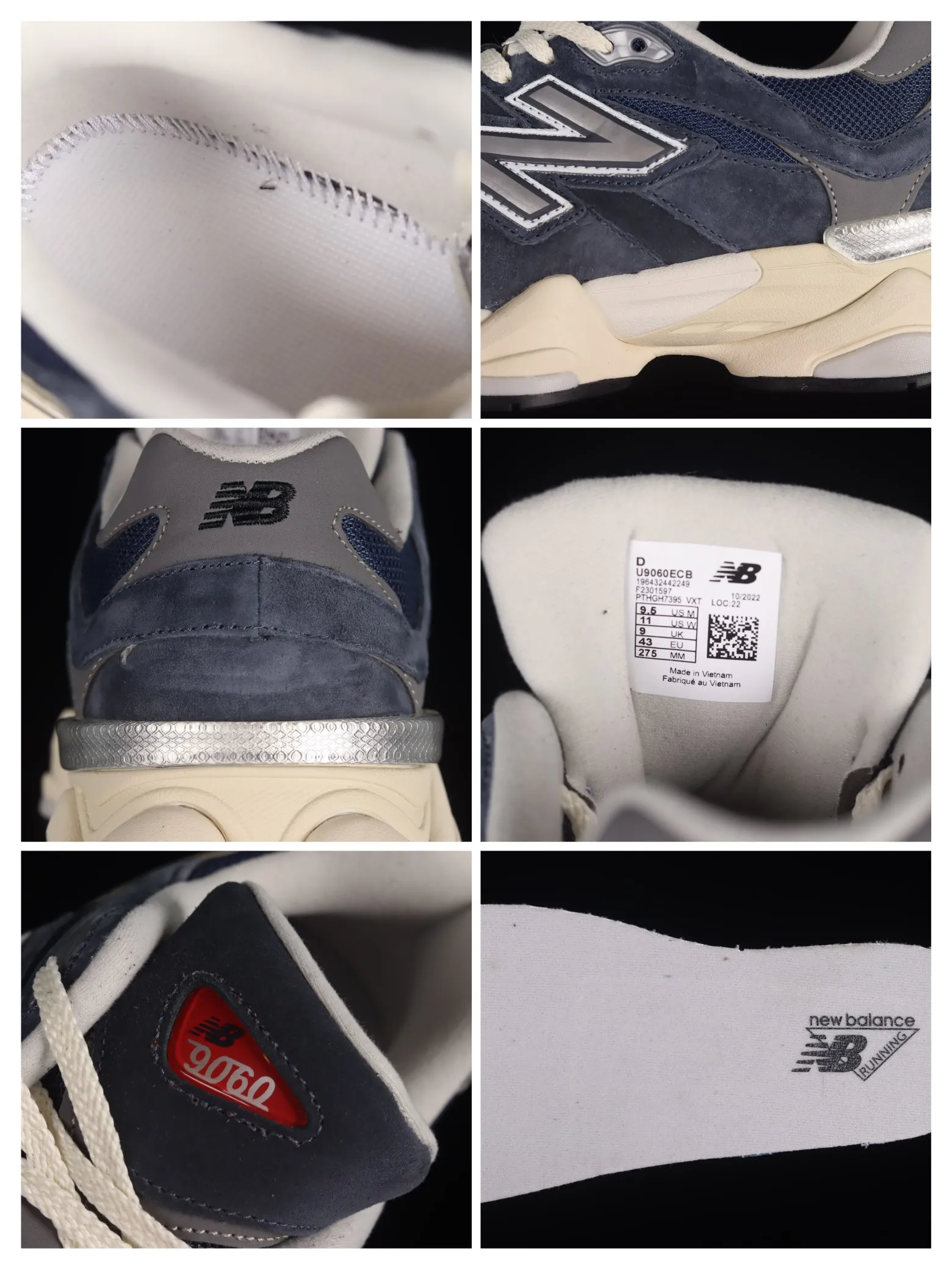 YASSW | New Balance 9060 Navy White Grey U9060ECB Replica Review