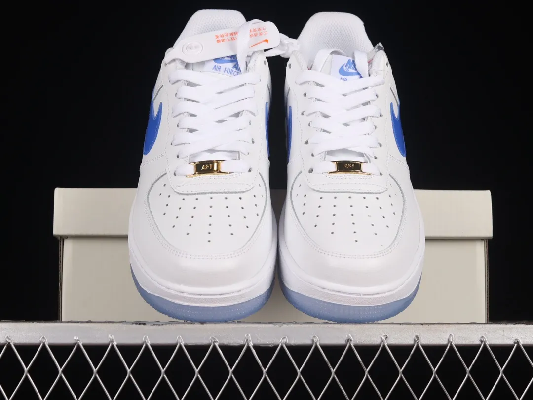 YASSW | Nike Air Force 1 07 Low White Blue Metallic Gold CO3363-361 Replica Review