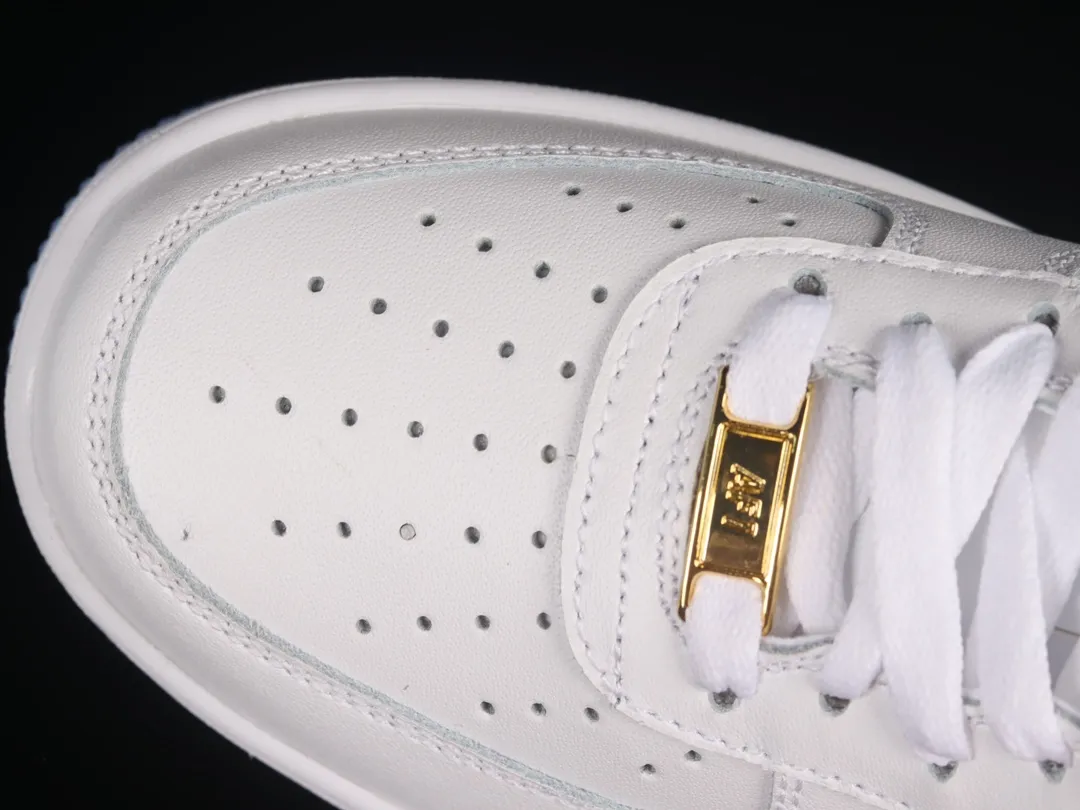 YASSW | Nike Air Force 1 07 Low White Blue Metallic Gold CO3363-361 Replica Review