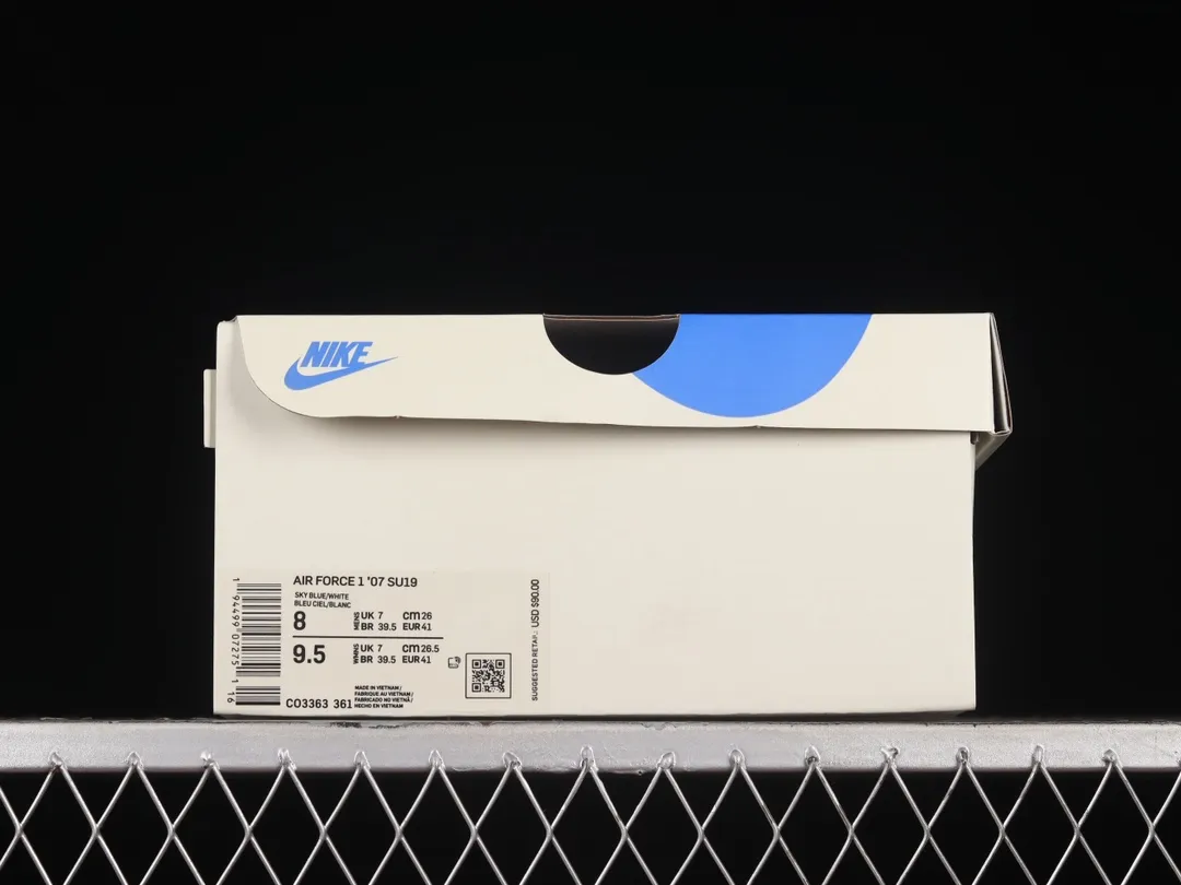 YASSW | Nike Air Force 1 07 Low White Blue Metallic Gold CO3363-361 Replica Review