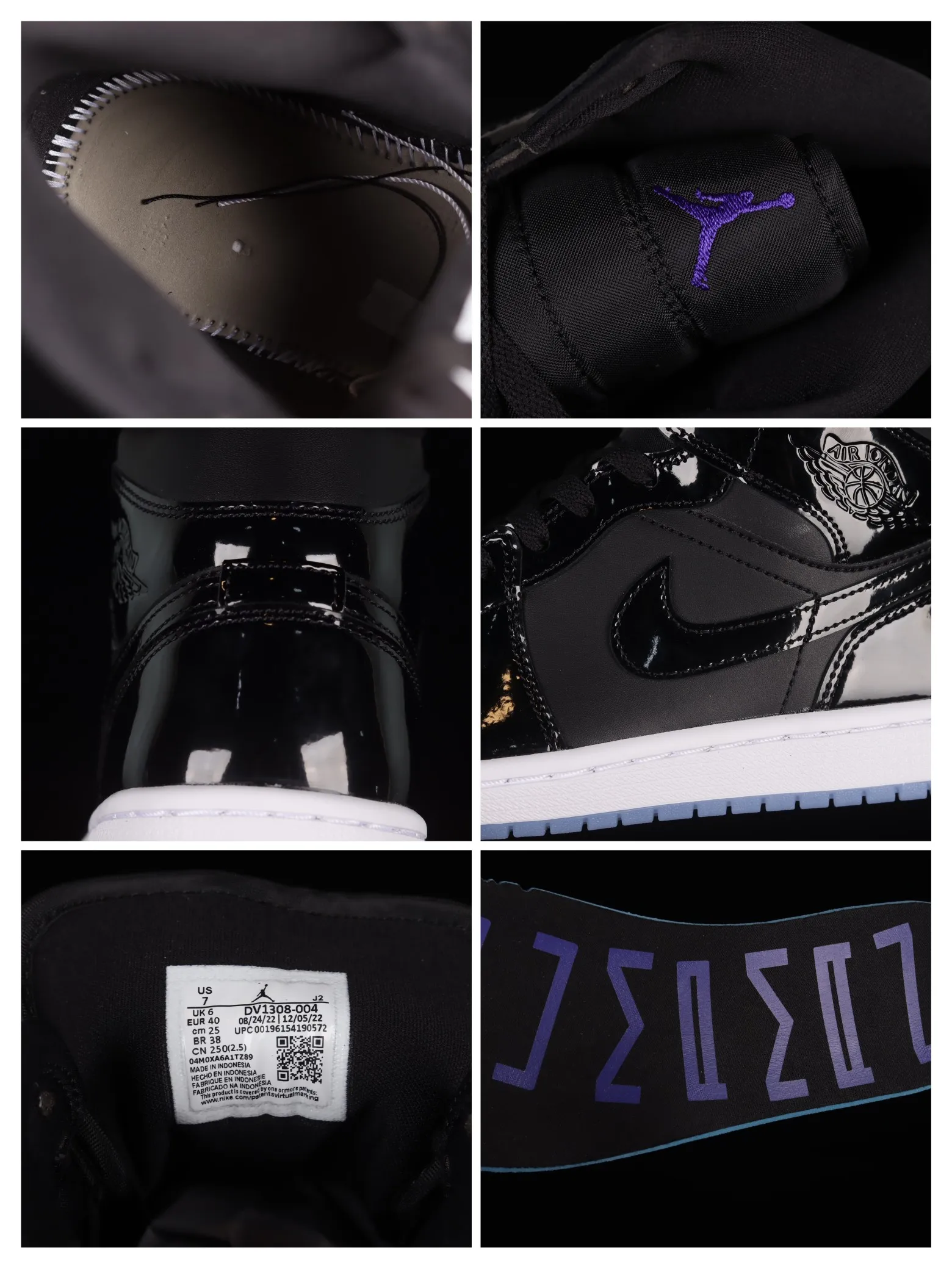 YASSW | Air Jordan 1 Mid SE Black/Dark Concord-White Replica Review