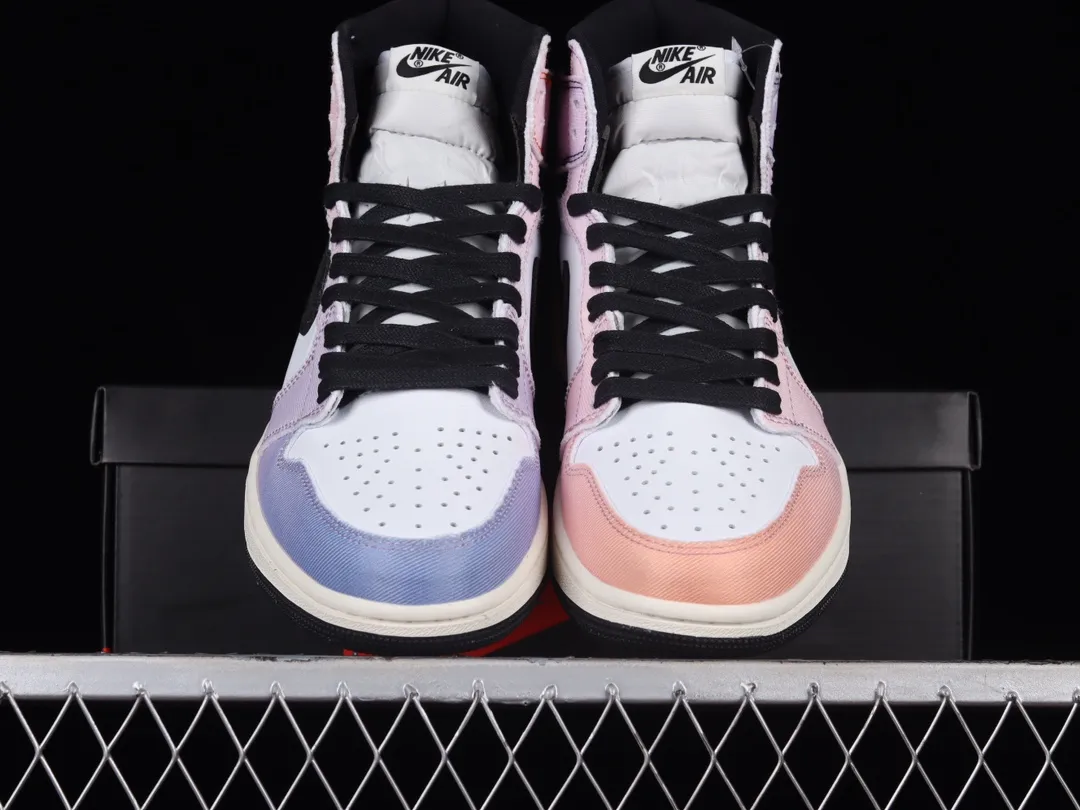 YASSW | Air Jordan 1 Retro High OG Craft 'Skyline' Replica - Vivid Orange/Black/Iced Lilac/True Blue