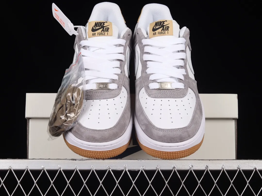 YASSW | Nike Air Force 1 07 Low Suede Grey Yellow White DE0099-005 Review - Replica or Real?