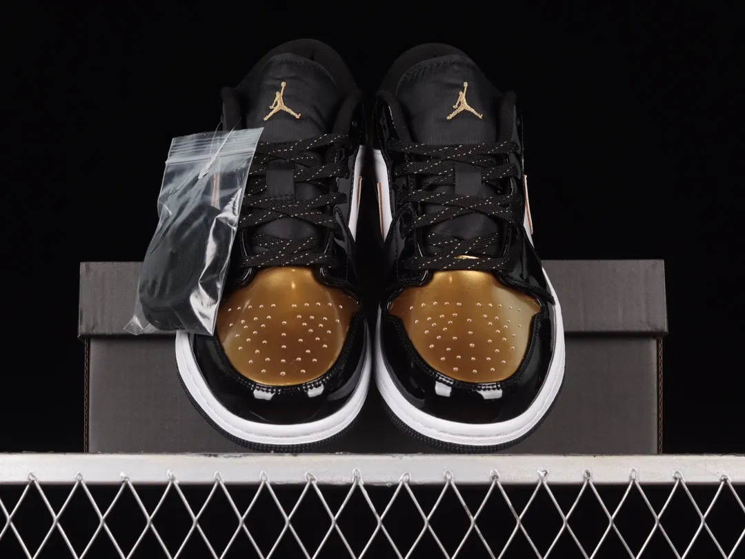 YASSW | Fake Rep Replica Air Jordan 1 Low SE 'Gold Toe' (GS)