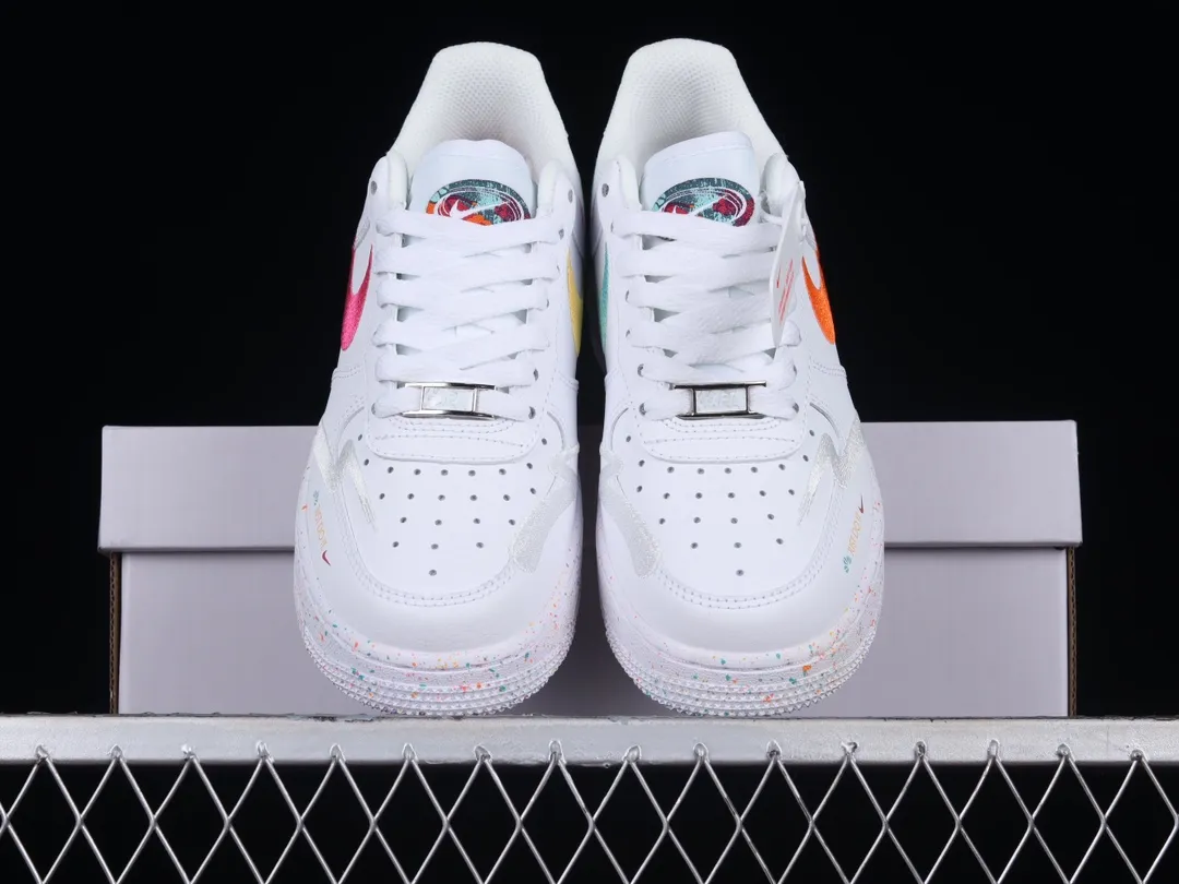 YASSW | Nike Air Force 1 'Leap High' Replica Review: White, Washed Teal, and Safety Orange