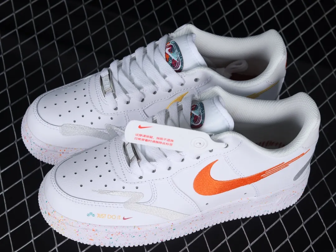 YASSW | Nike Air Force 1 'Leap High' Replica Review: White, Washed Teal, and Safety Orange