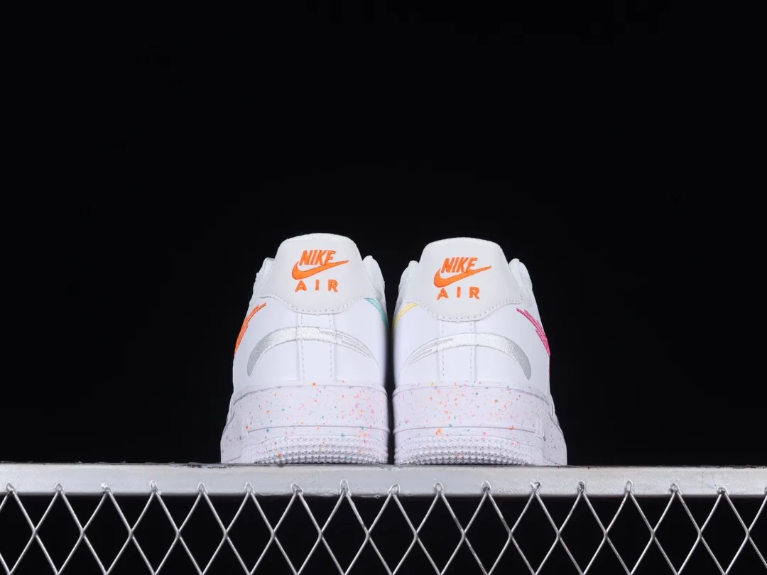 YASSW | Nike Air Force 1 'Leap High' Replica Review: White, Washed Teal, and Safety Orange