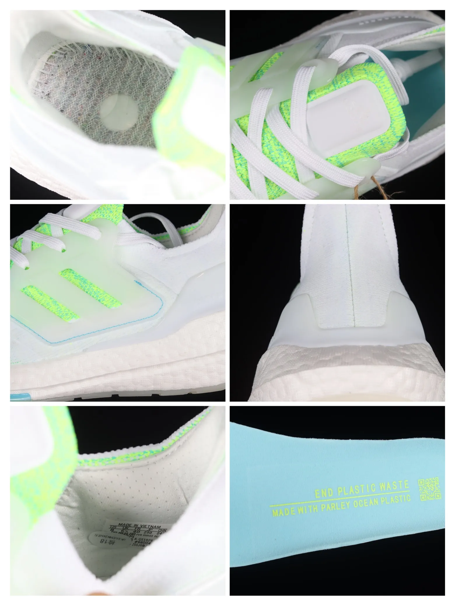 YASSW | Adidas Ultraboost 22 Shoes - White Bliss Blue - Replica Review