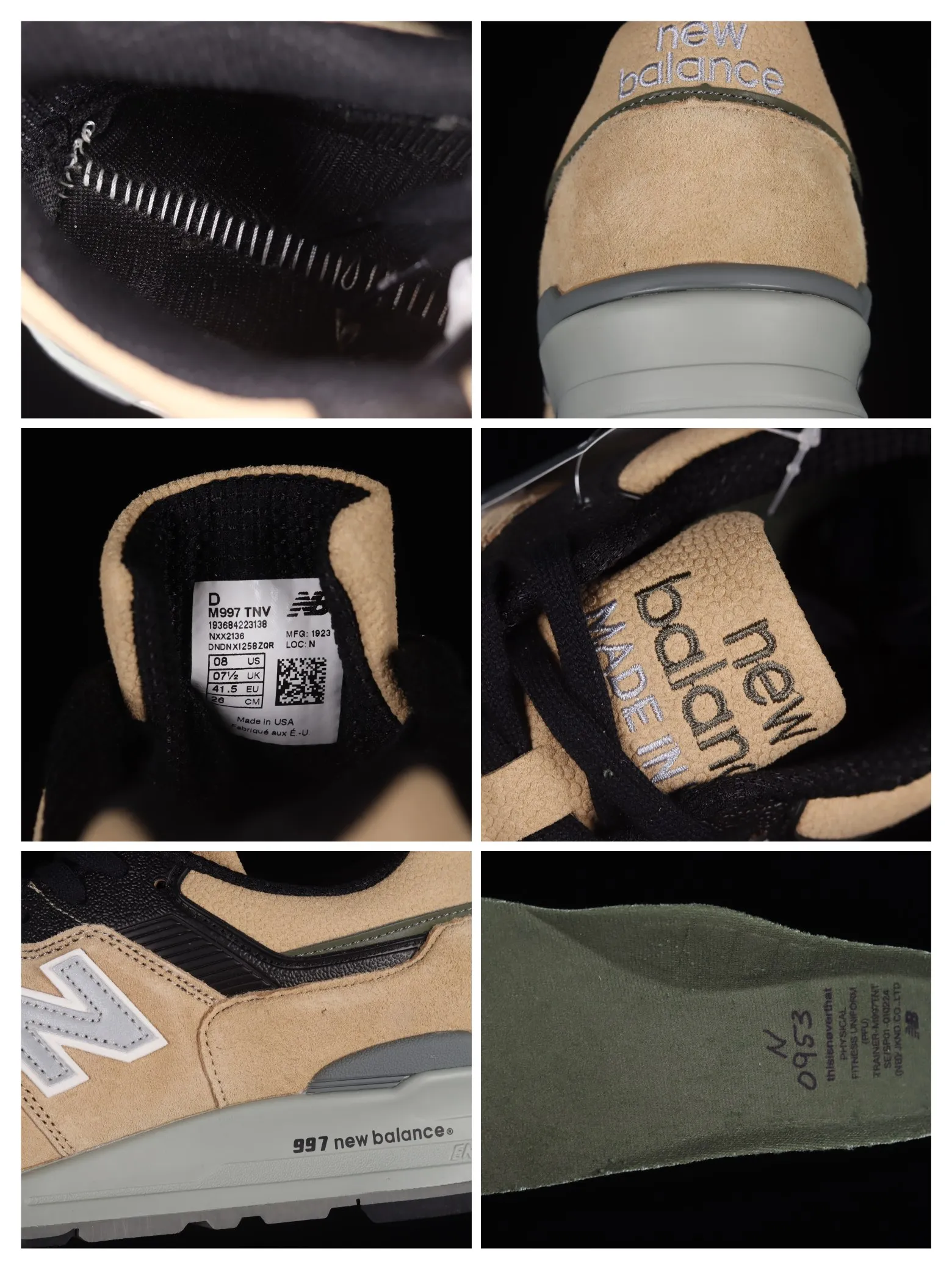 YASSW | thisisneverthat x New Balance 997 PFU II Replica - Khaki/Black/Light Grey