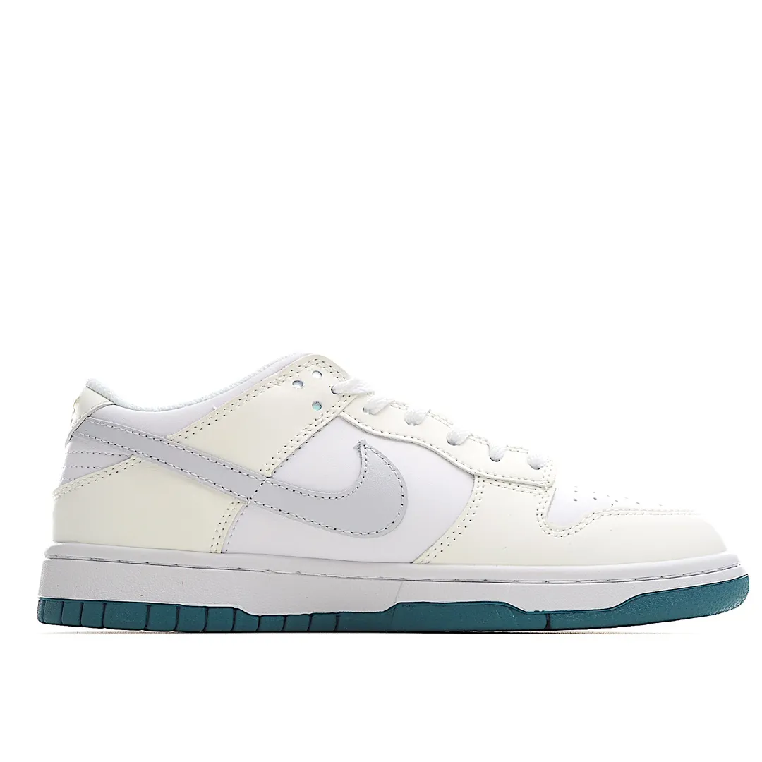 YASSW | Nike Dunk Low GS White Grey Teal Green FD9911-101 Replica: The Ultimate Kid's Sneaker