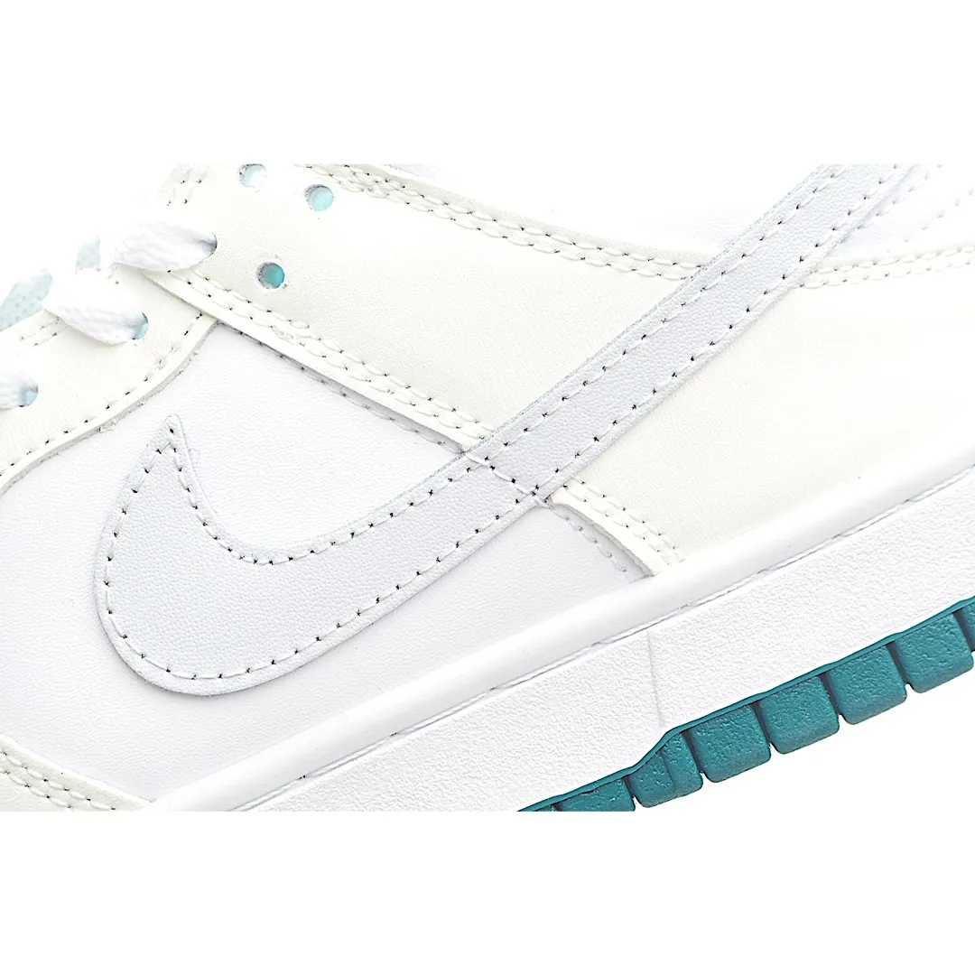 YASSW | Nike Dunk Low GS White Grey Teal Green FD9911-101 Replica: The Ultimate Kid's Sneaker