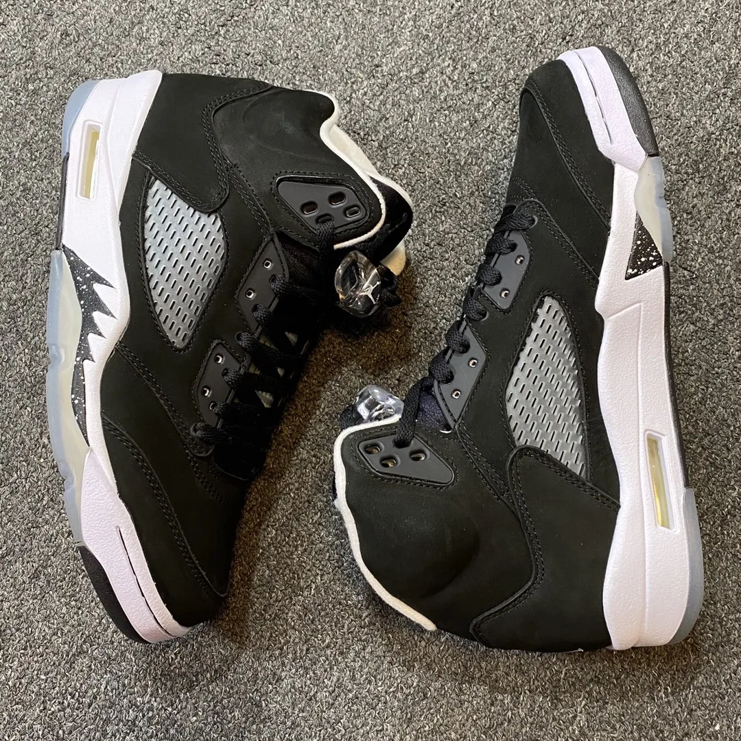 YASSW | Air Jordan Retro 5 'Moonlight' Black/Gray Replica Review