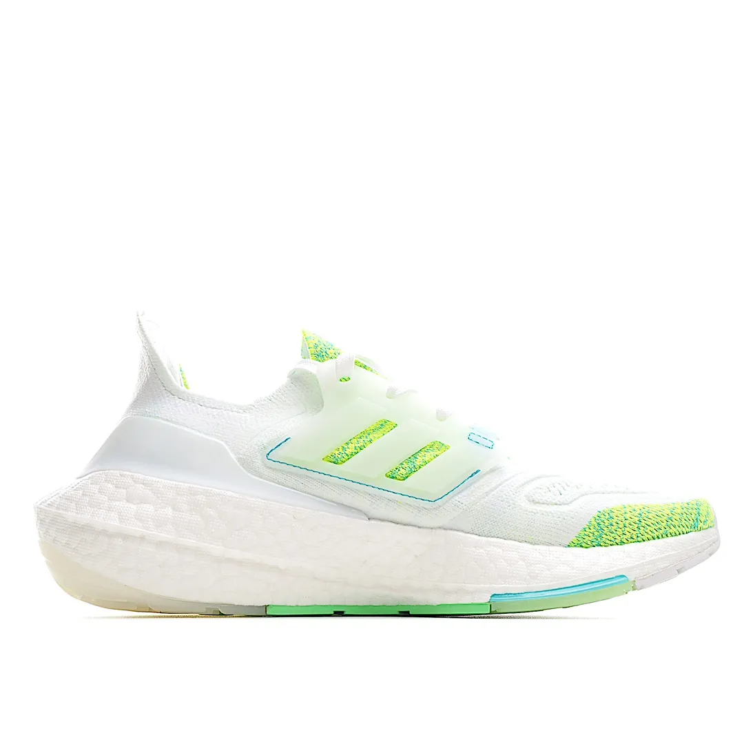 YASSW | Adidas UltraBoost 22 White Bliss Blue Yellow Replica Review