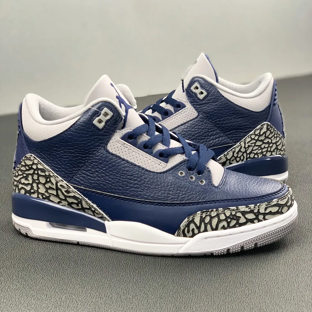 YASSW | Air Jordan 3 Retro 'Georgetown' Replica - Blue/Gray Review