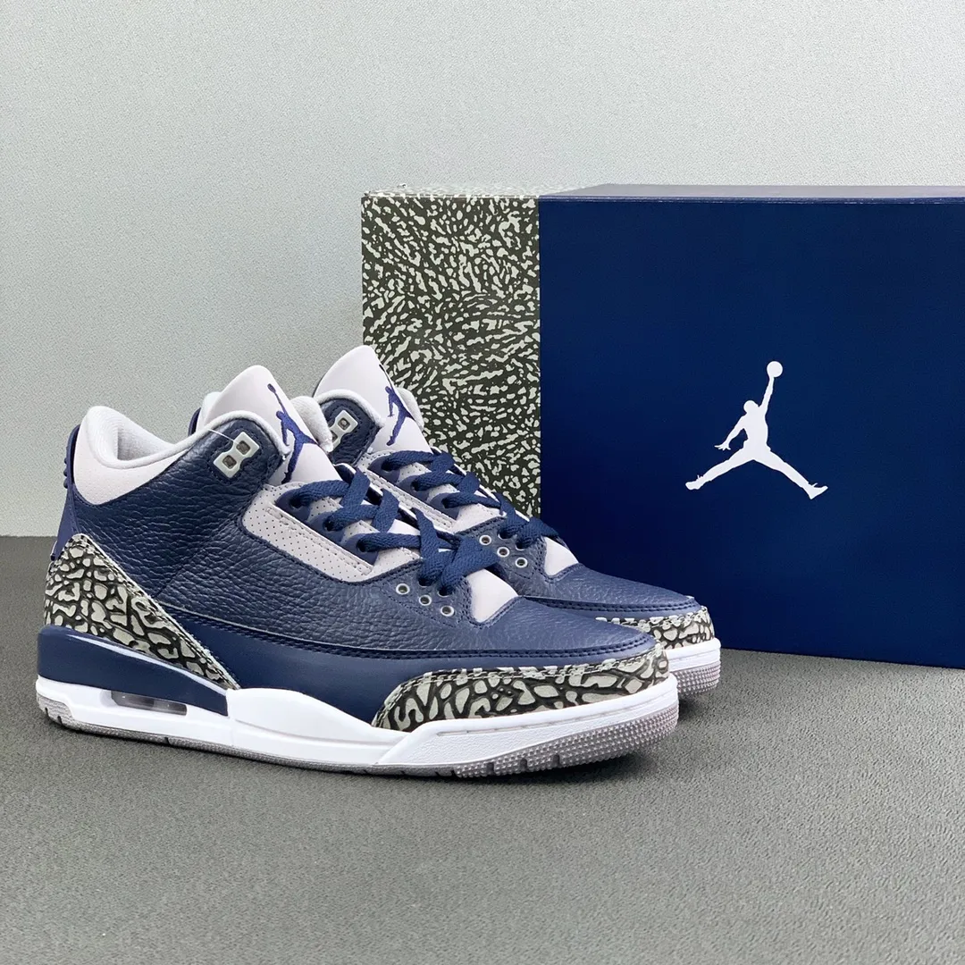 YASSW | Air Jordan 3 Retro 'Georgetown' Replica - Blue/Gray Review