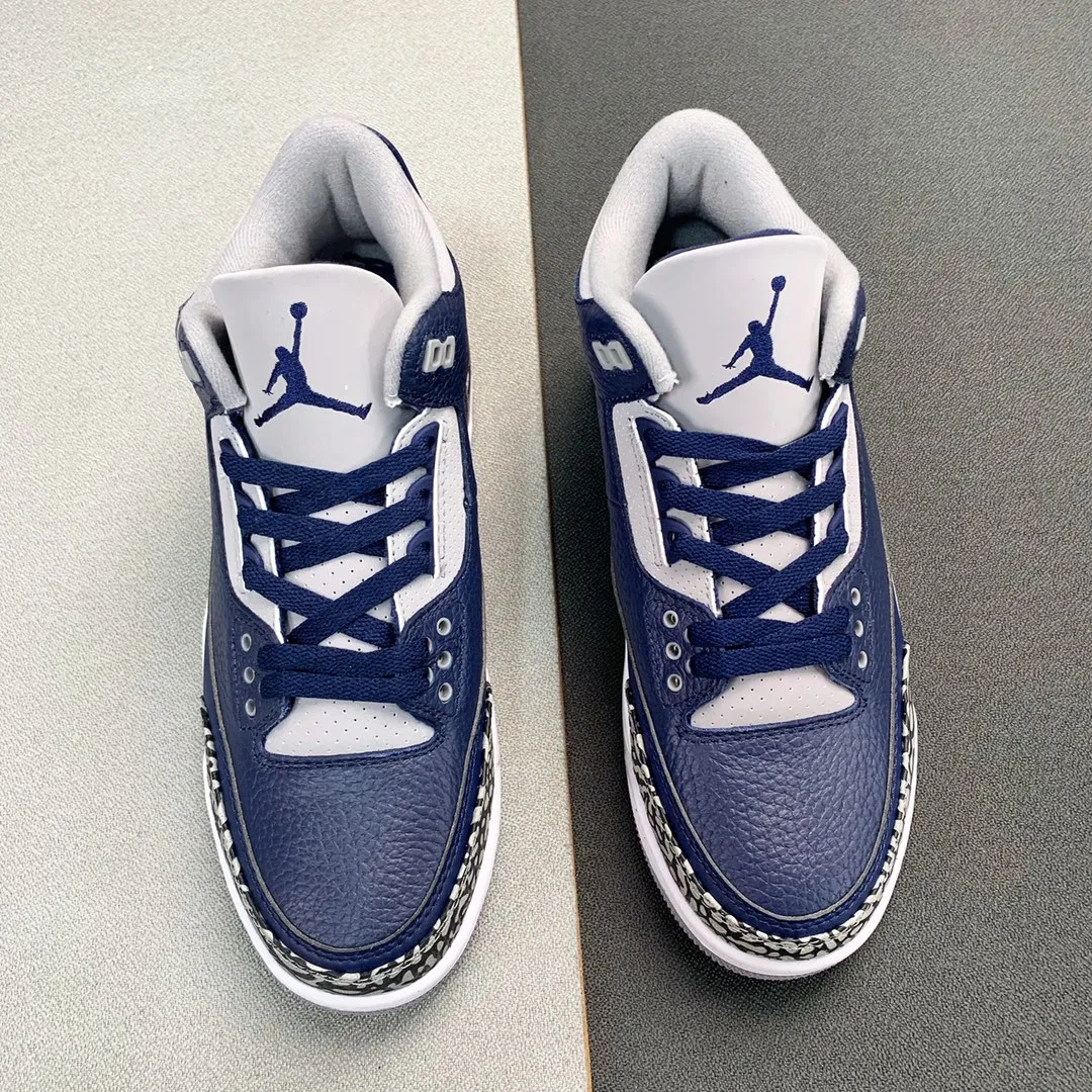 YASSW | Air Jordan 3 Retro 'Georgetown' Replica - Blue/Gray Review