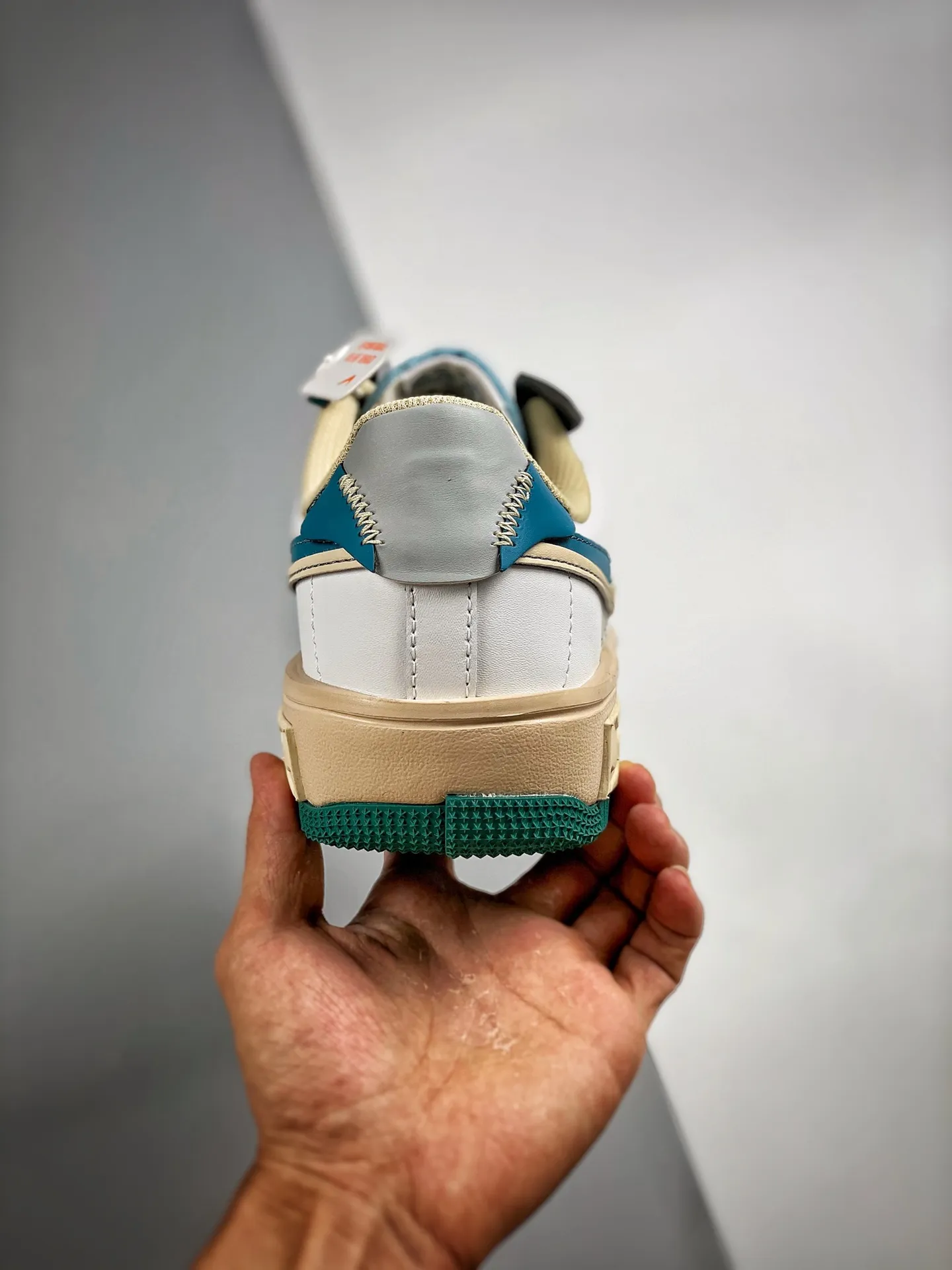 YASSW | Fake Rep Replica Nike Air Force 1 Fontanka White/Blue-Green: A Detailed Look