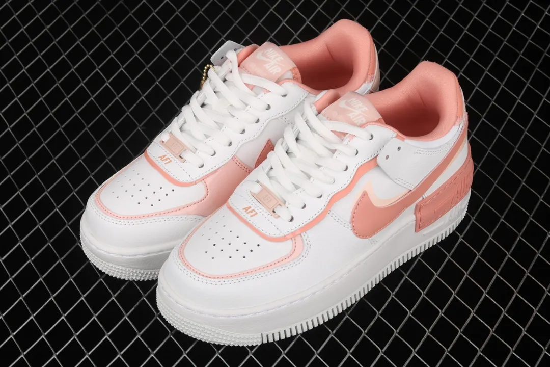 YASSW | Nike WMNS Air Force 1 Shadow SE - Summit White / Pink Quartz / Washed Coral Replica