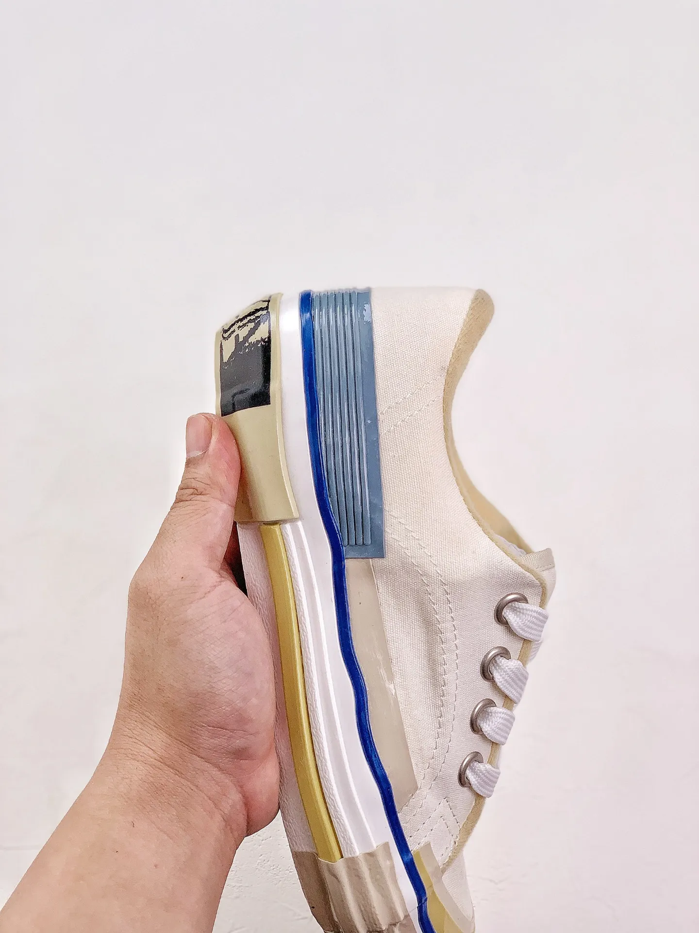 YASSW | Lanvin White Vulcanized Logo Canvas Low Top Sneaker Replica Review