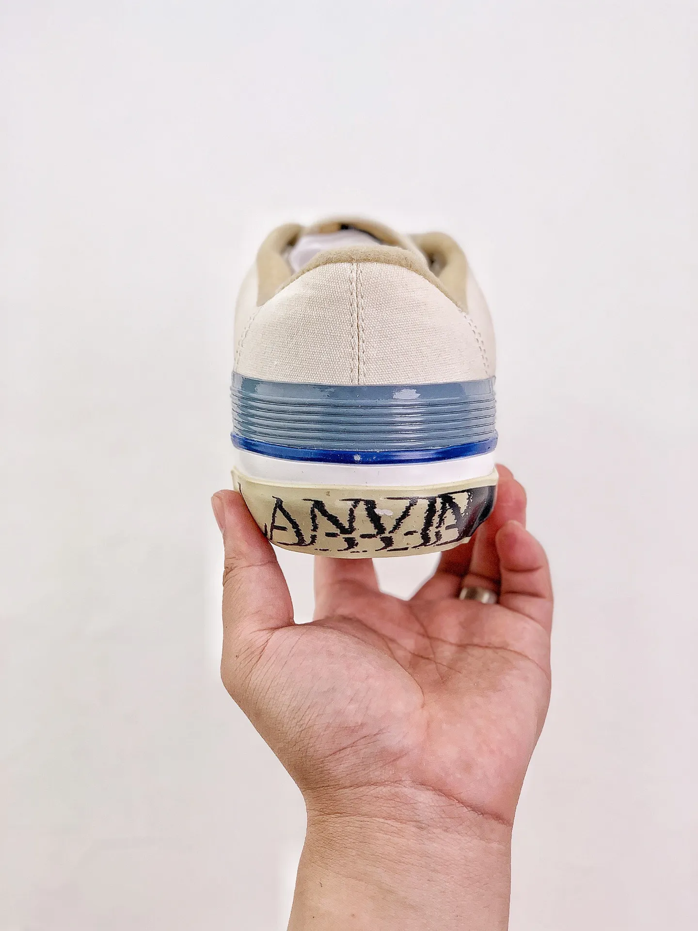 YASSW | Lanvin White Vulcanized Logo Canvas Low Top Sneaker Replica Review