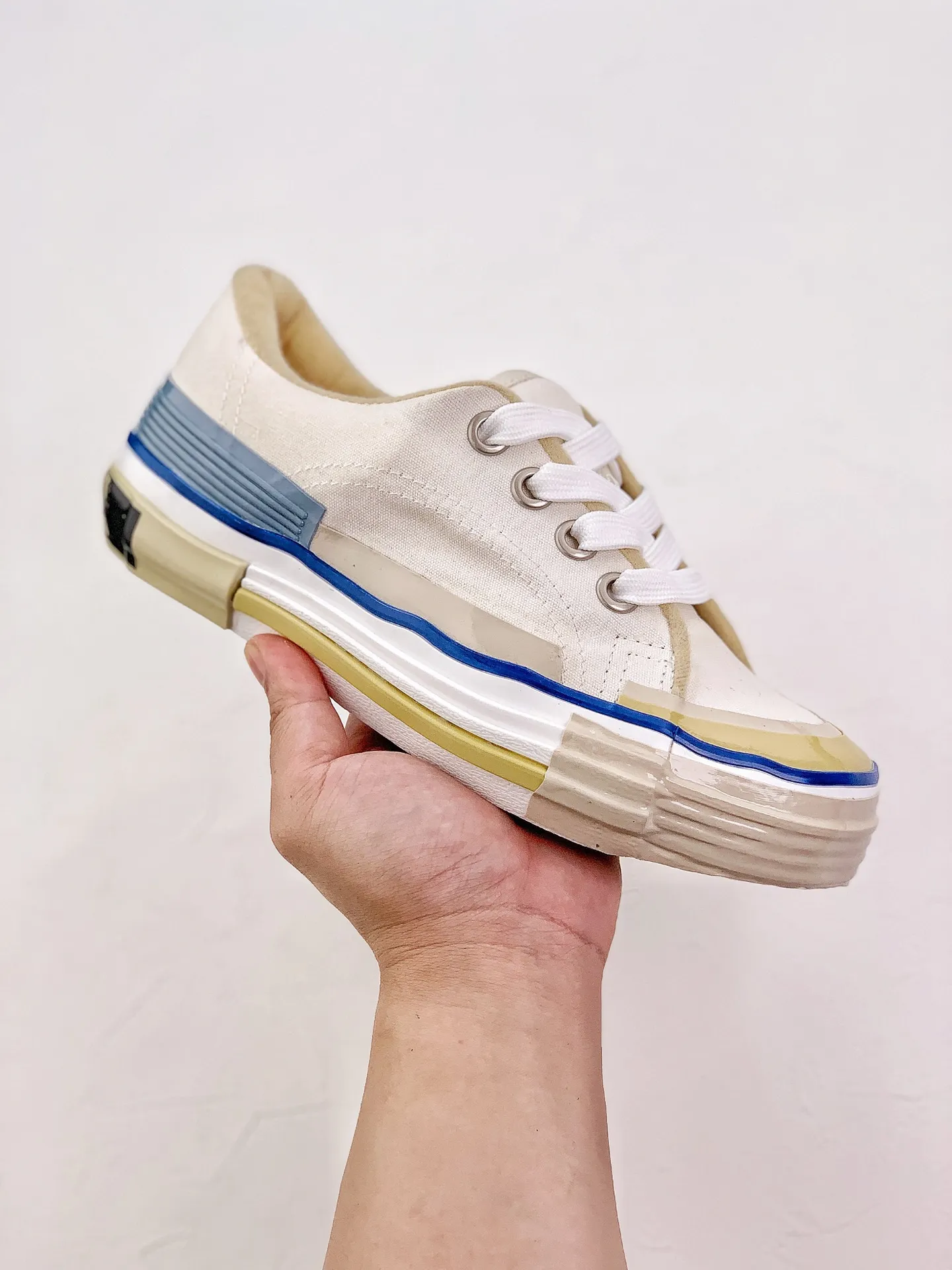 YASSW | Lanvin White Vulcanized Logo Canvas Low Top Sneaker Replica Review