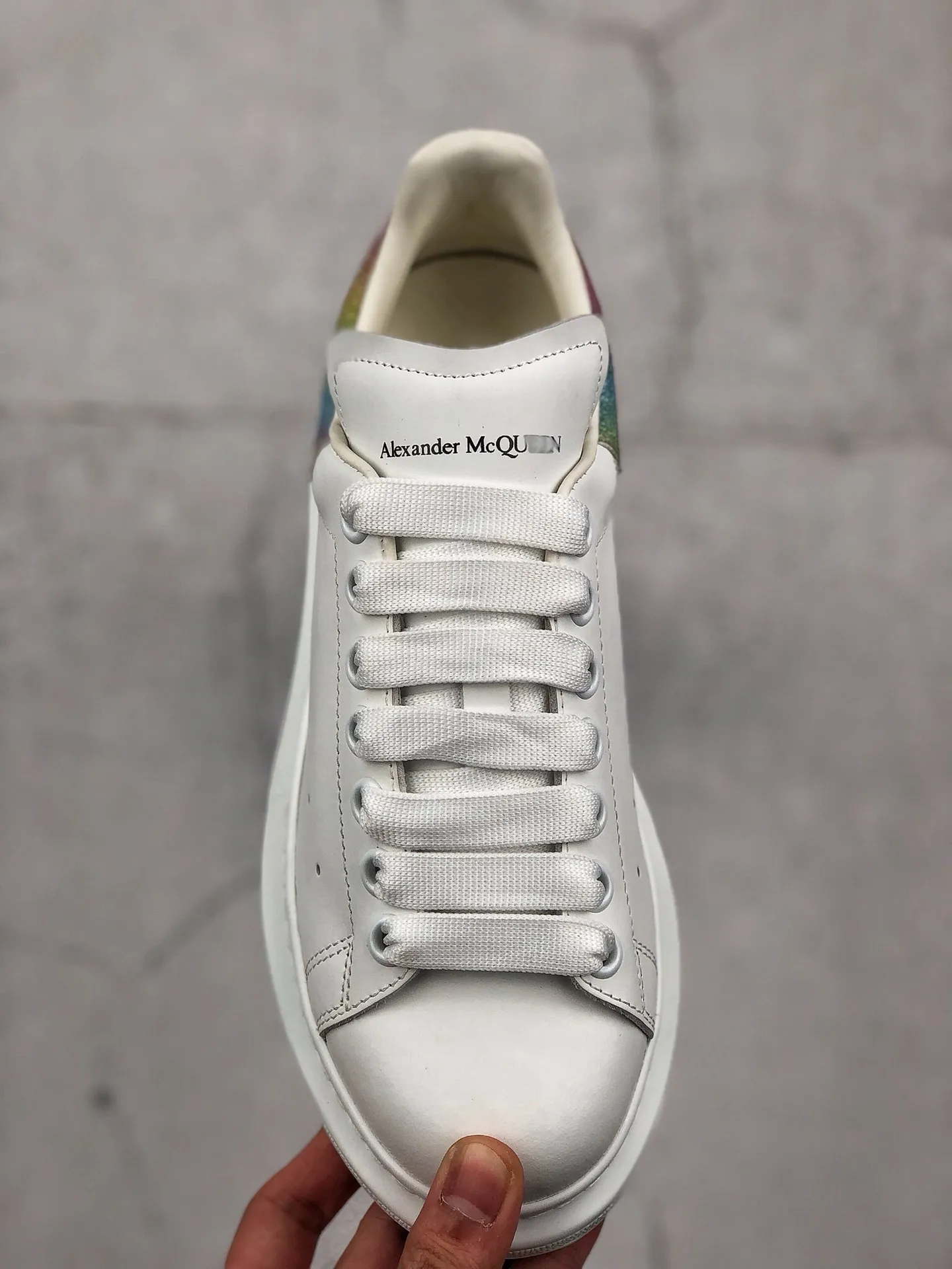 YASSW | Replica Alexander McQueen Oversized Sneakers – White & Black Review