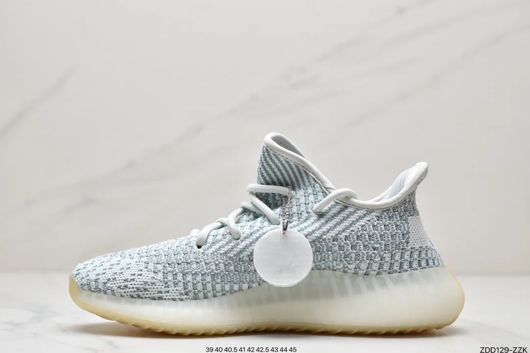 YASSW | High-Quality Replica Adidas Yeezy Boost 350 V2: Tail Light, 3M Static Reflective, Black Zebra, White Sneakers