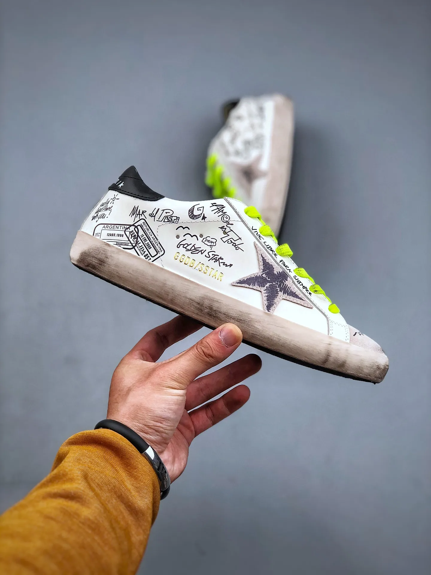 YASSW | Golden Goose Superstar 'Graffiti' Sneakers in White - Authenticity Debate