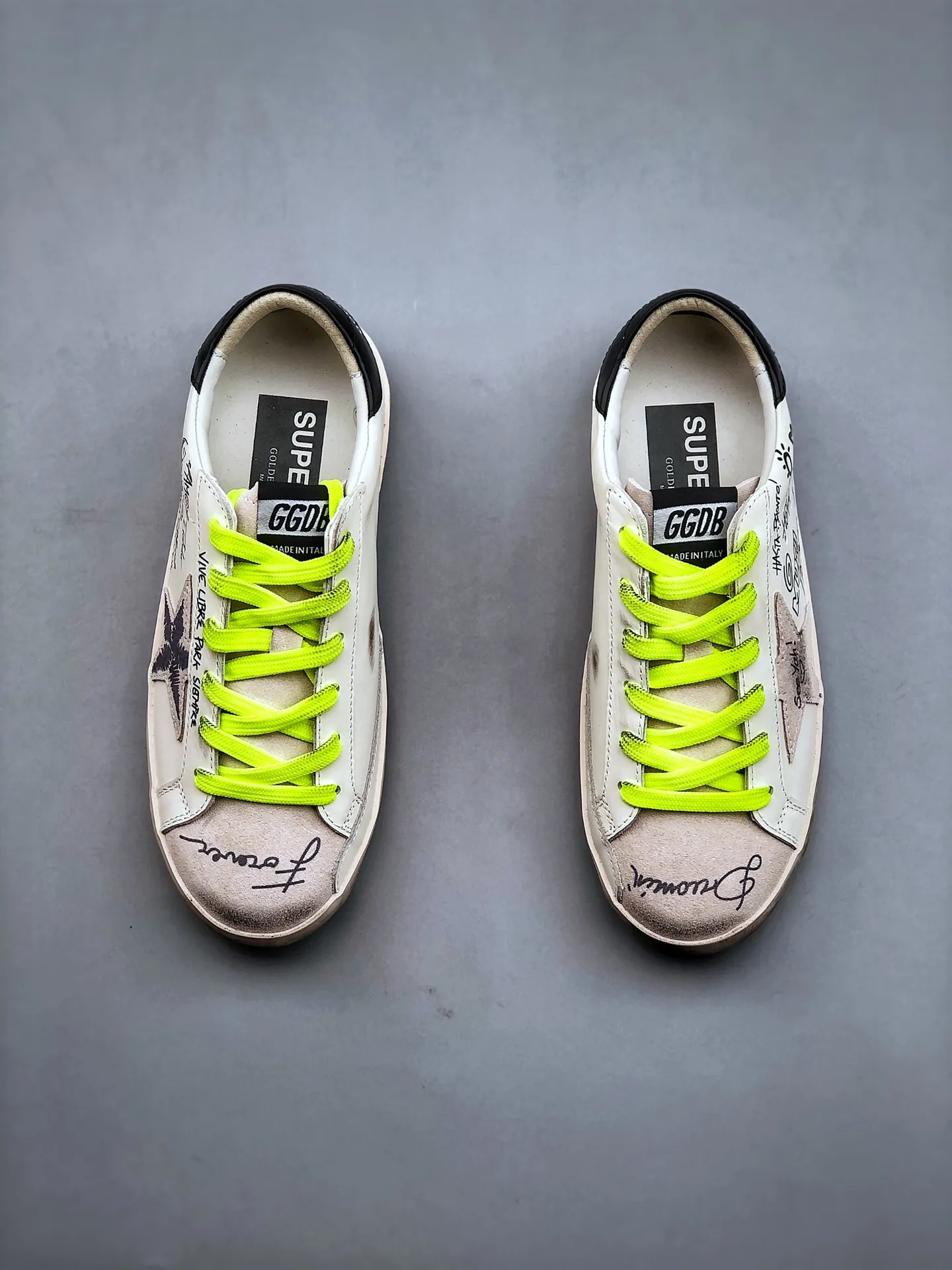 YASSW | Golden Goose Superstar 'Graffiti' Sneakers in White - Authenticity Debate