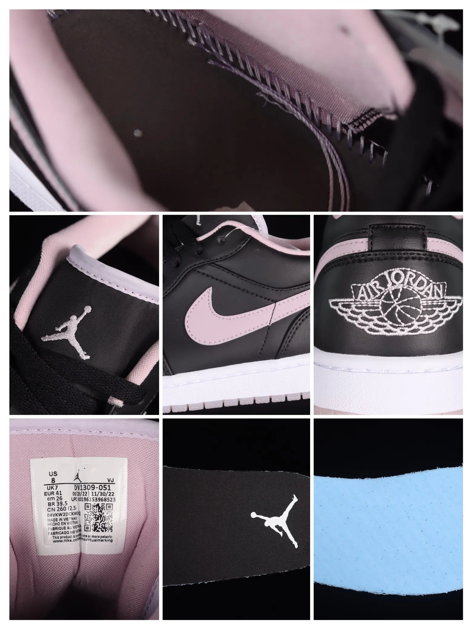 YASSW | Air Jordan 1 Low SE Black Iced Lilac Replica Review