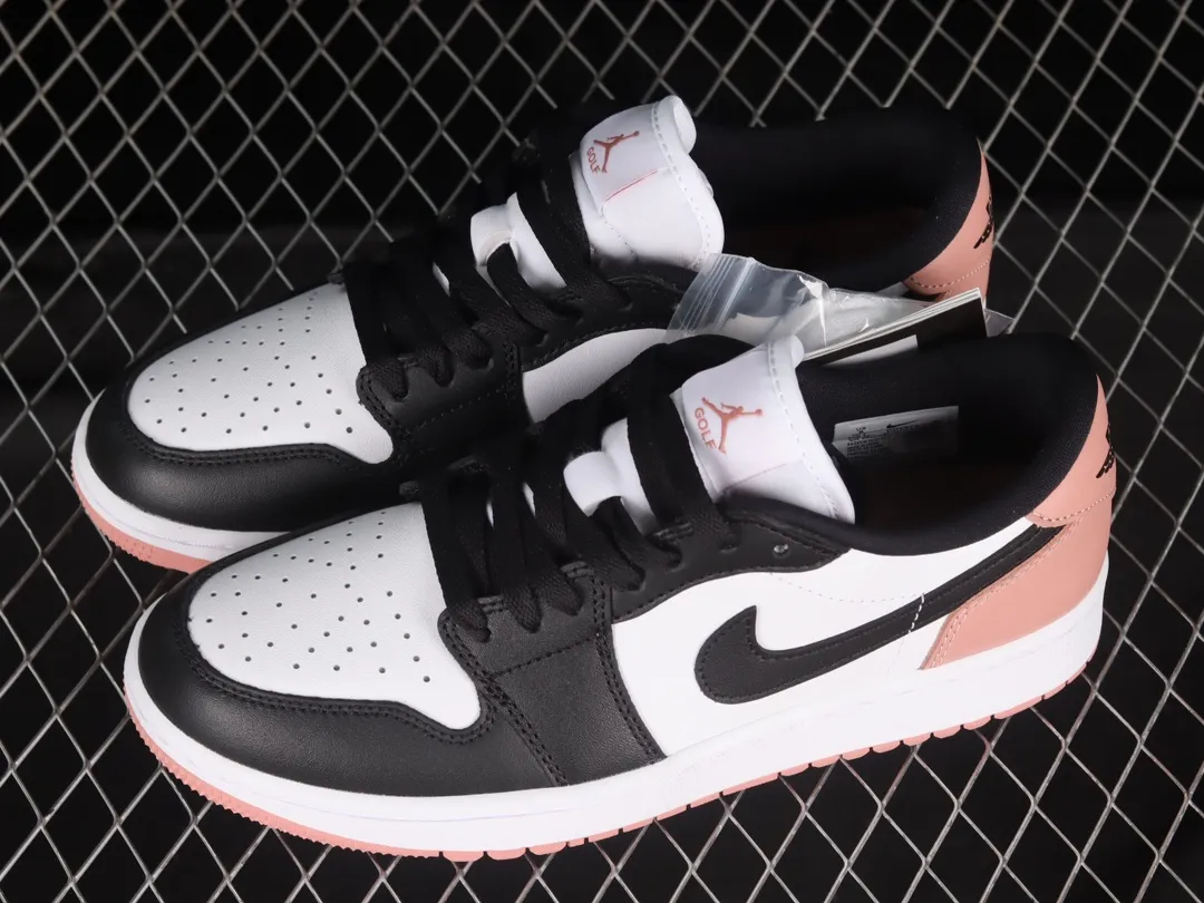 YASSW | Exploring the Allure of Replica Air Jordan 1 Low Golf Sneakers in Rust Pink