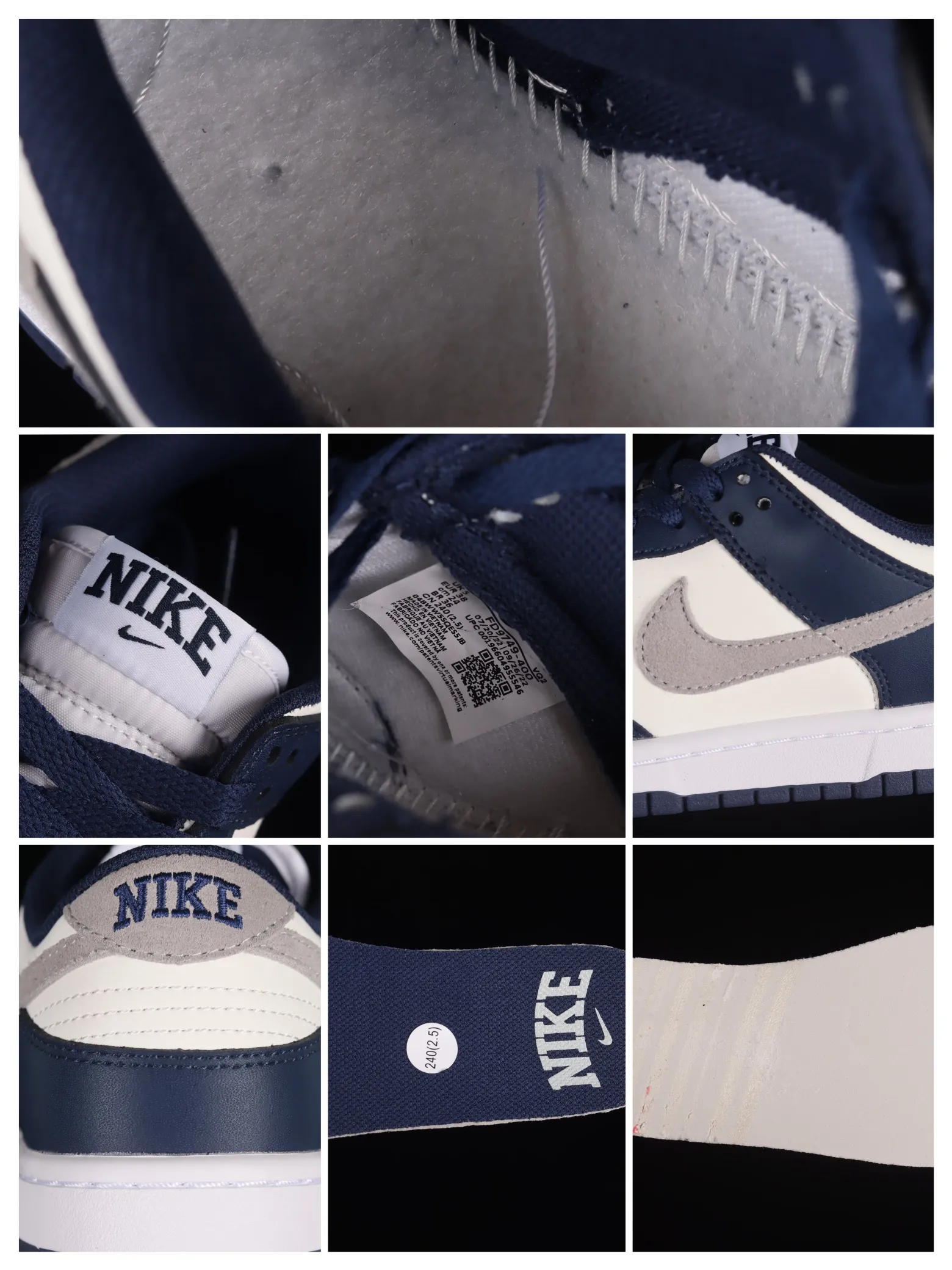 YASSW | Nike Dunk Low 'Midnight Navy Smoke Grey' Replica Review