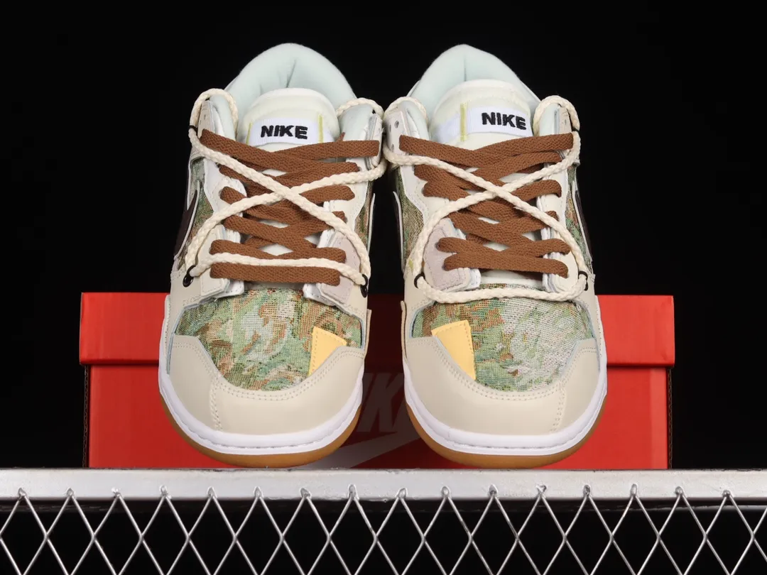 YASSW | Nike SB Dunk Low Scrap Brown Green White BD0500-100 - A Comprehensive Review