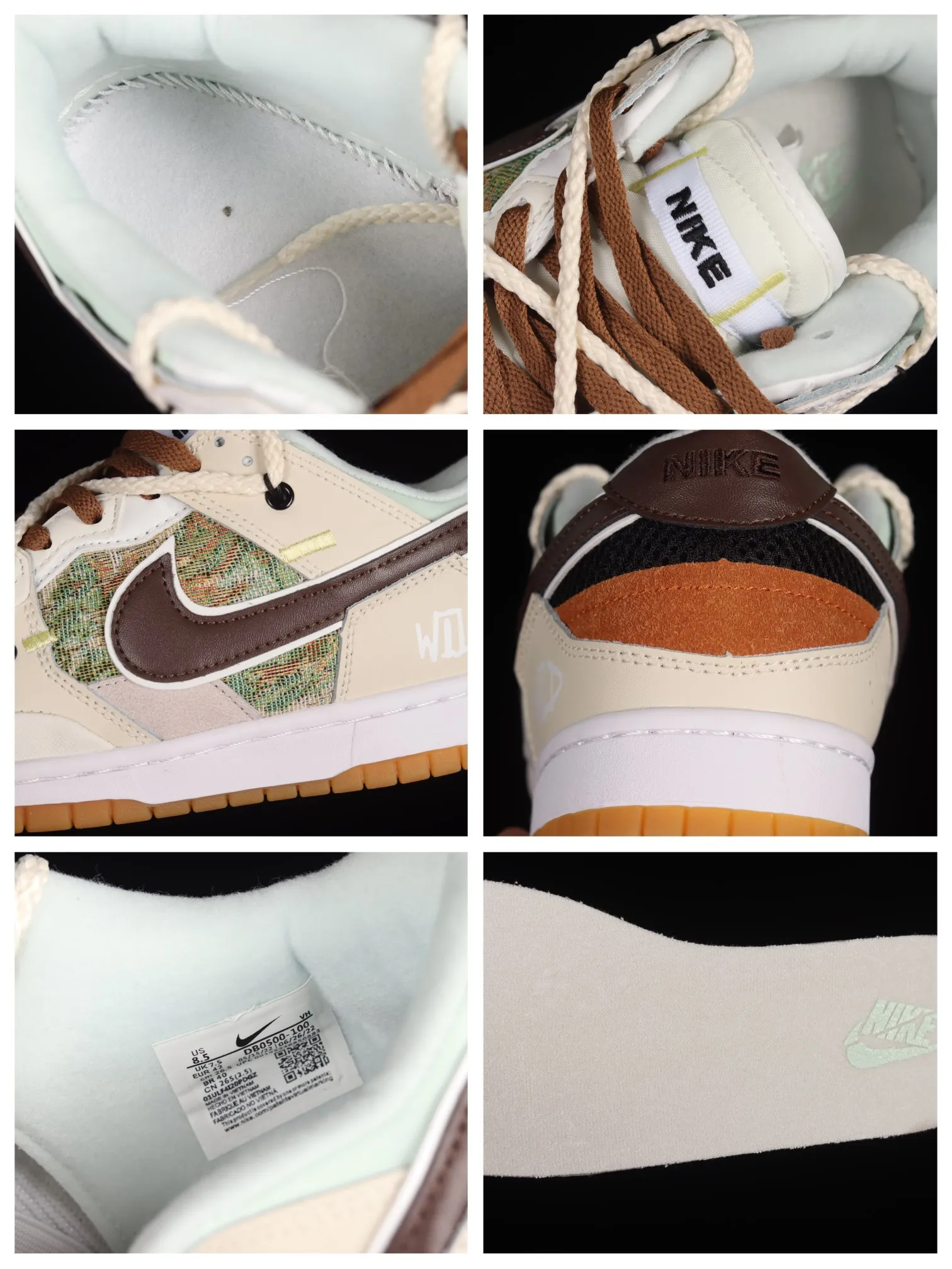 YASSW | Nike SB Dunk Low Scrap Brown Green White BD0500-100 - A Comprehensive Review