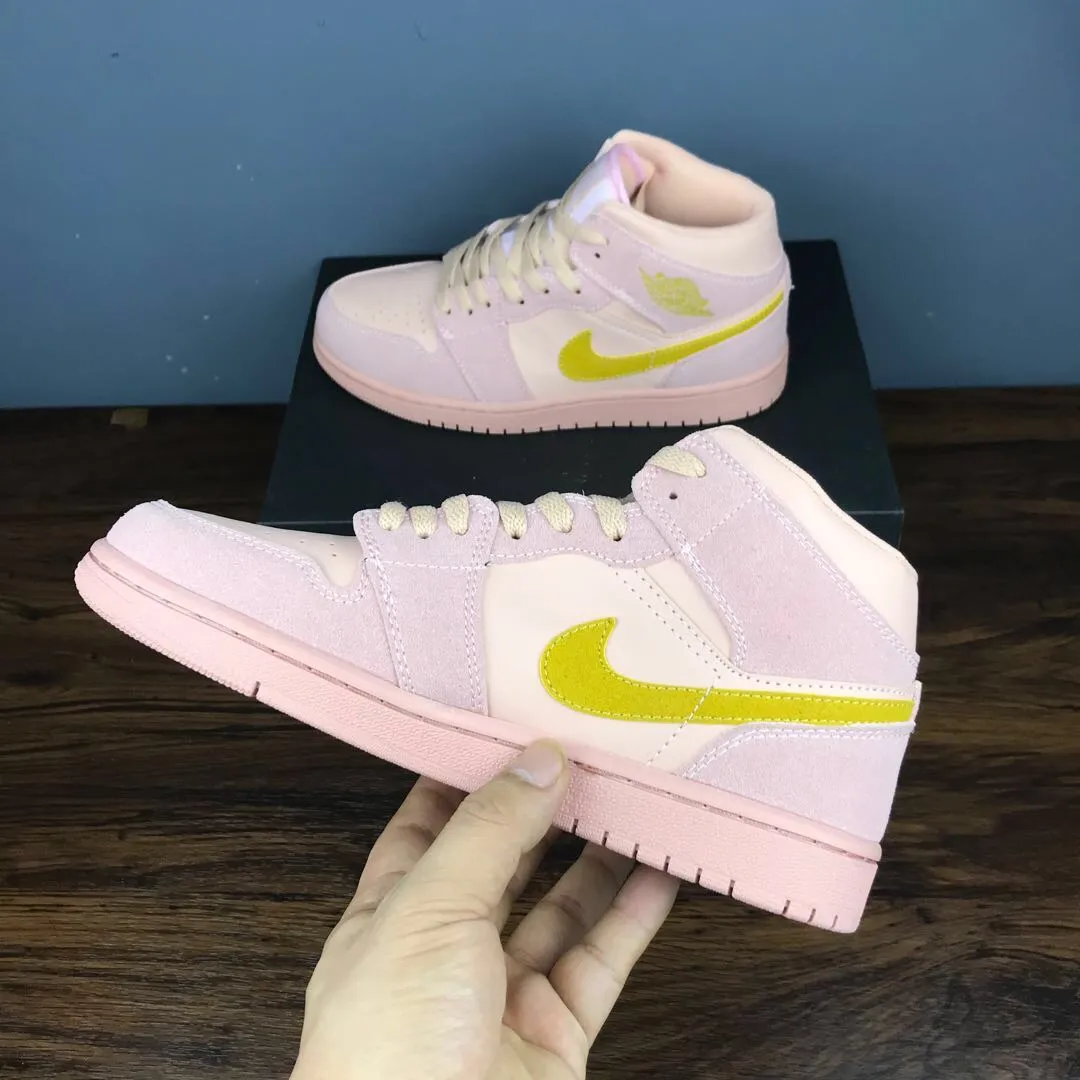 YASSW | Air Jordan 1 Mid SE Arctic Pink: A Stylish Sneaker in Pink & Gold