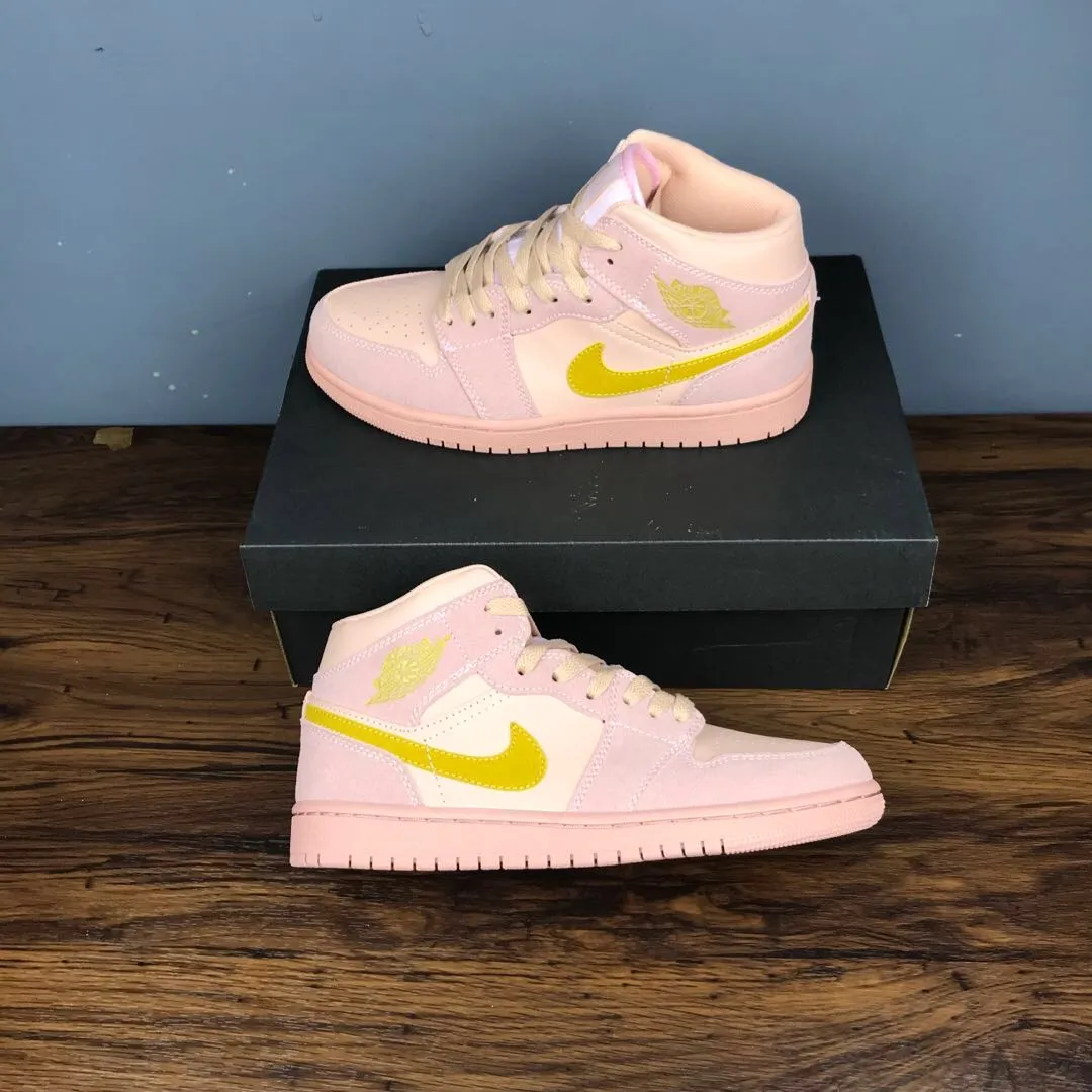 YASSW | Air Jordan 1 Mid SE Arctic Pink: A Stylish Sneaker in Pink & Gold