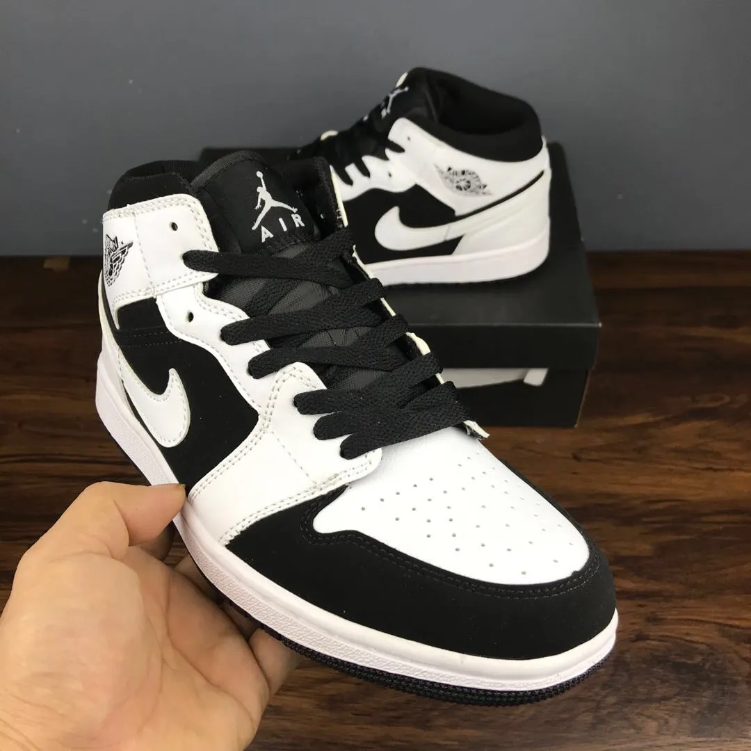 YASSW | Air Jordan 1 Mid 'Tuxedo' White Black - A Sneaker Icon