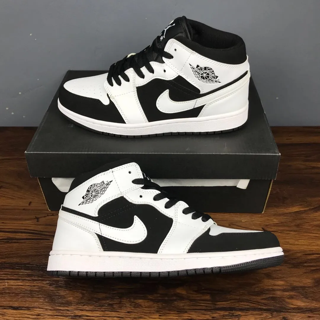 YASSW | Air Jordan 1 Mid 'Tuxedo' White Black - A Sneaker Icon