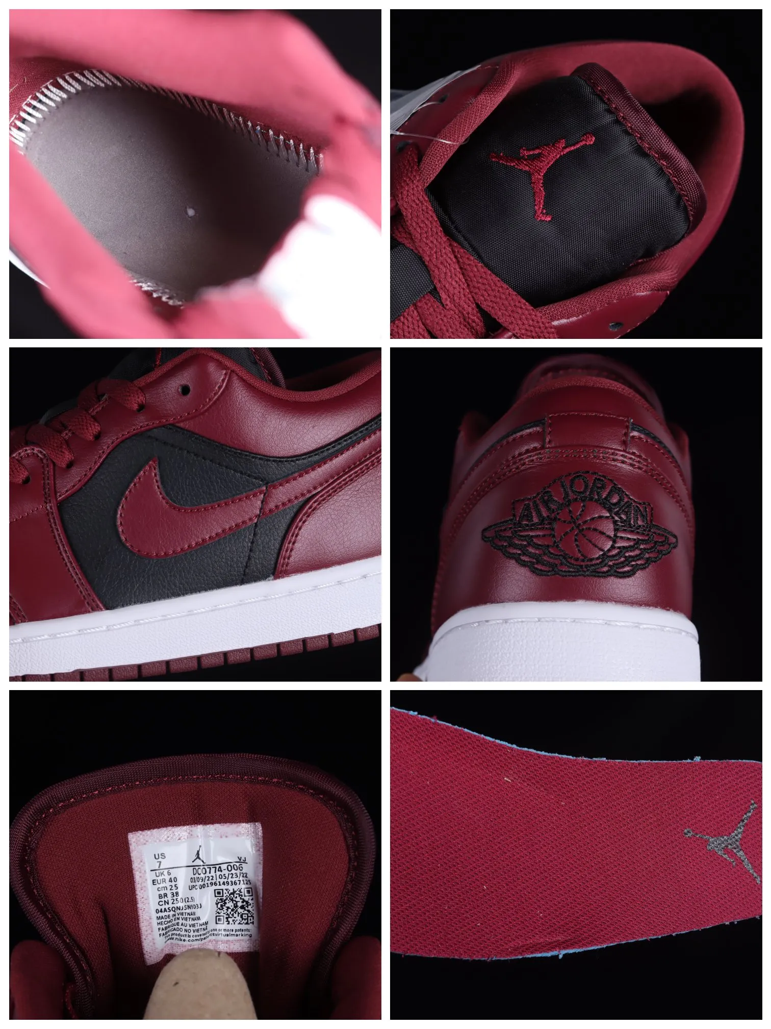 YASSW | Air Jordan 1 Low “Dark Beetroot Black” - A Closer Look