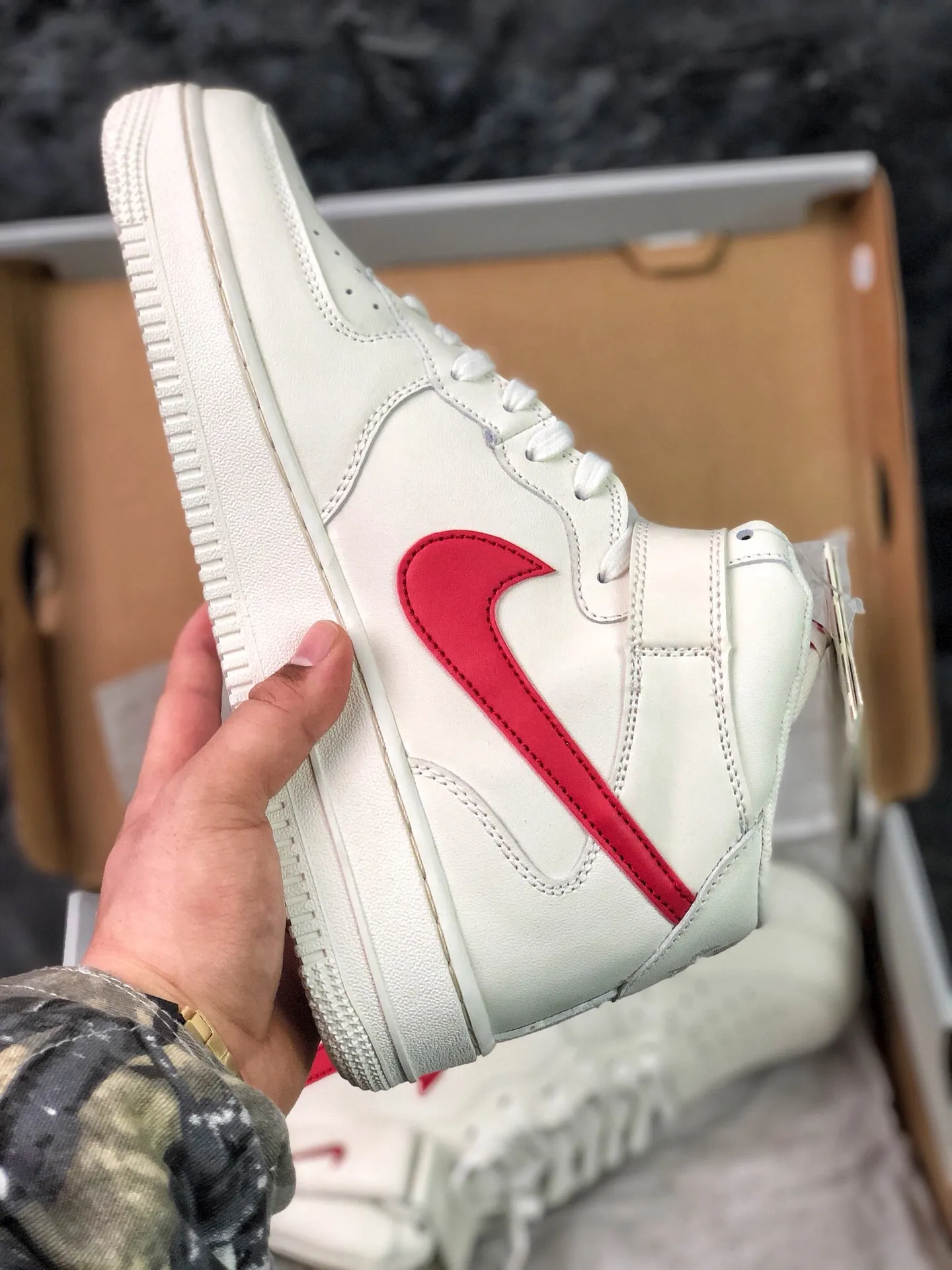 YASSW | Nike Air Force 1 Mid '07 Sail/University Red: An In-Depth Look