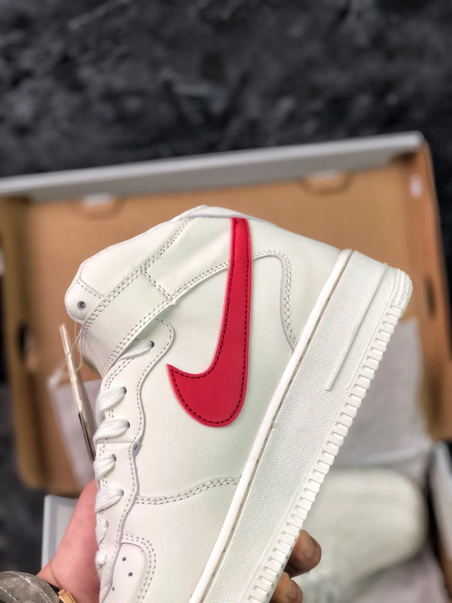 YASSW | Nike Air Force 1 Mid '07 Sail/University Red: An In-Depth Look