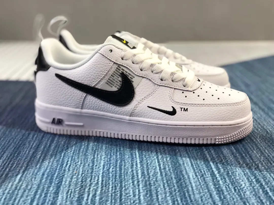 YASSW | Nike Air Force 1 '07 LV8 Utility 'Overbranding' White Black: A Style Icon