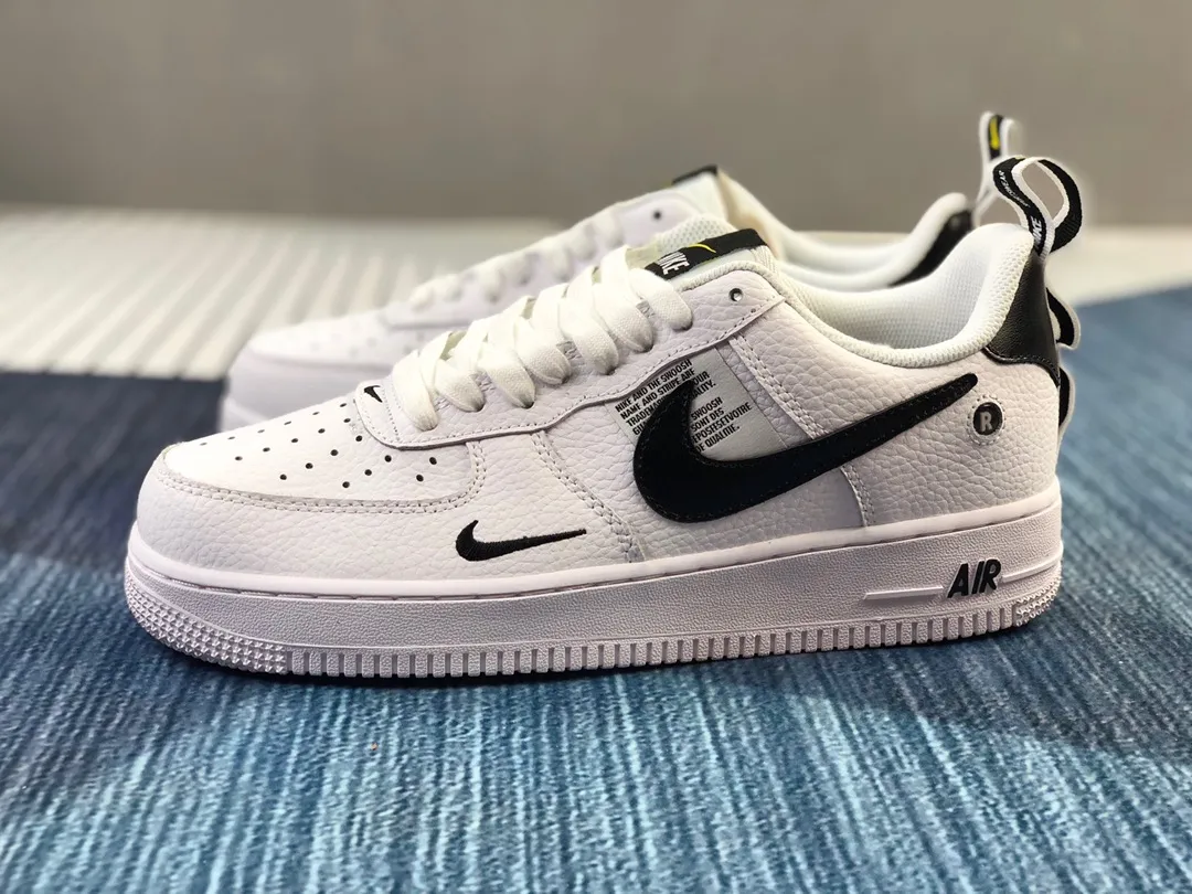 YASSW | Nike Air Force 1 '07 LV8 Utility 'Overbranding' White Black: A Style Icon