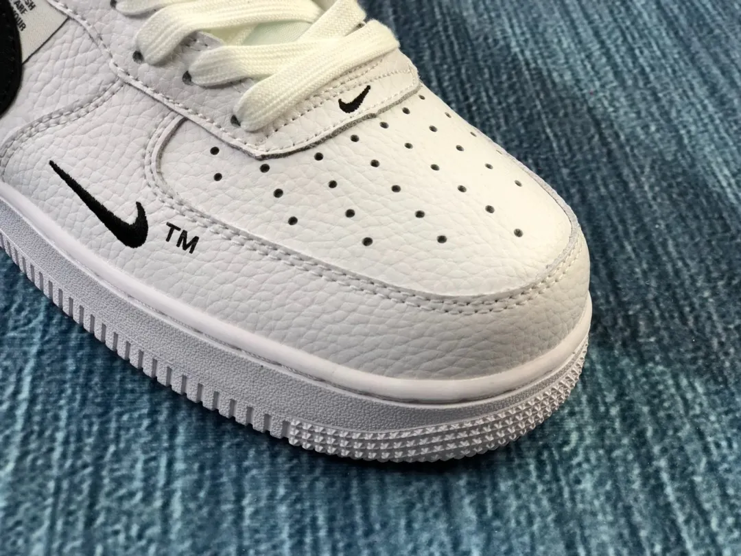 YASSW | Nike Air Force 1 '07 LV8 Utility 'Overbranding' White Black: A Style Icon