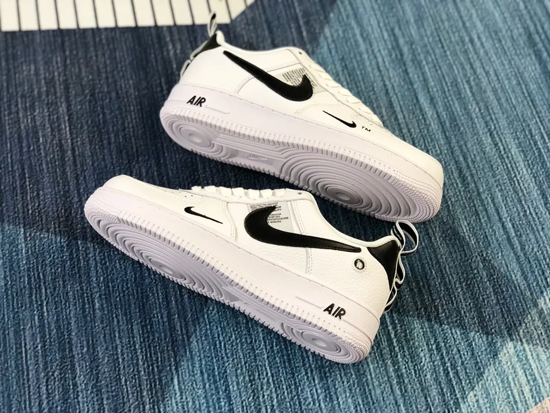 YASSW | Nike Air Force 1 '07 LV8 Utility 'Overbranding' White Black: A Style Icon