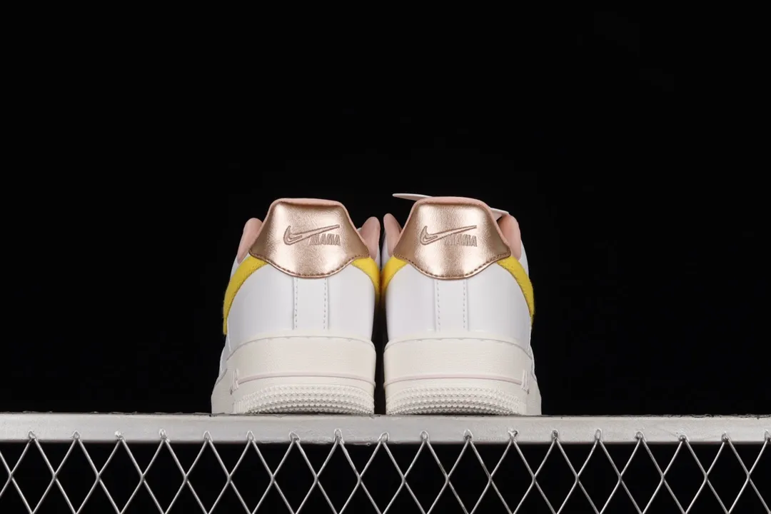 YASSW | Unveiling the Nike Women's Air Force 1 '07 LX Sneakers in White/Yellow Strike